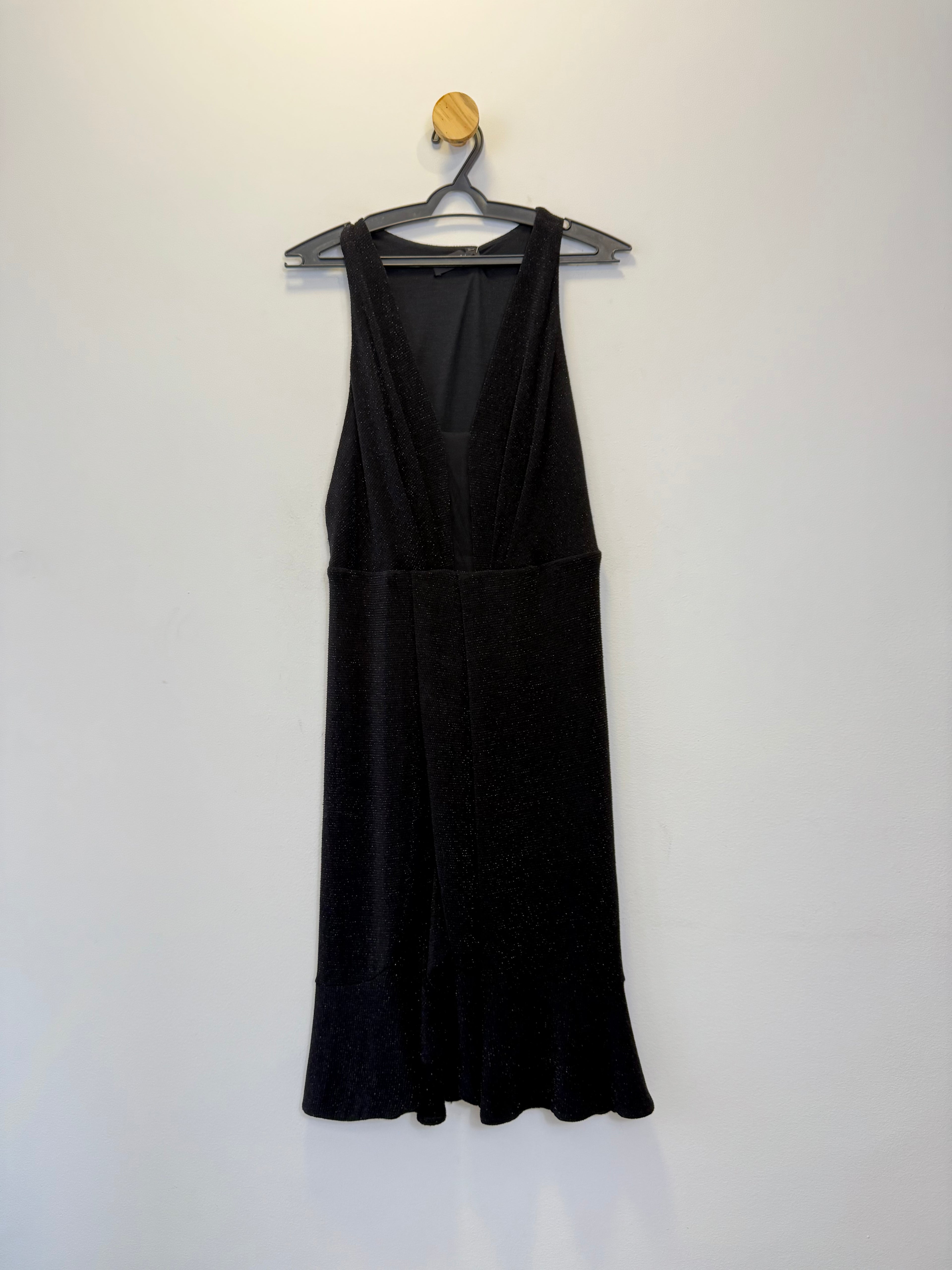 Vestido Preto com Metalizado