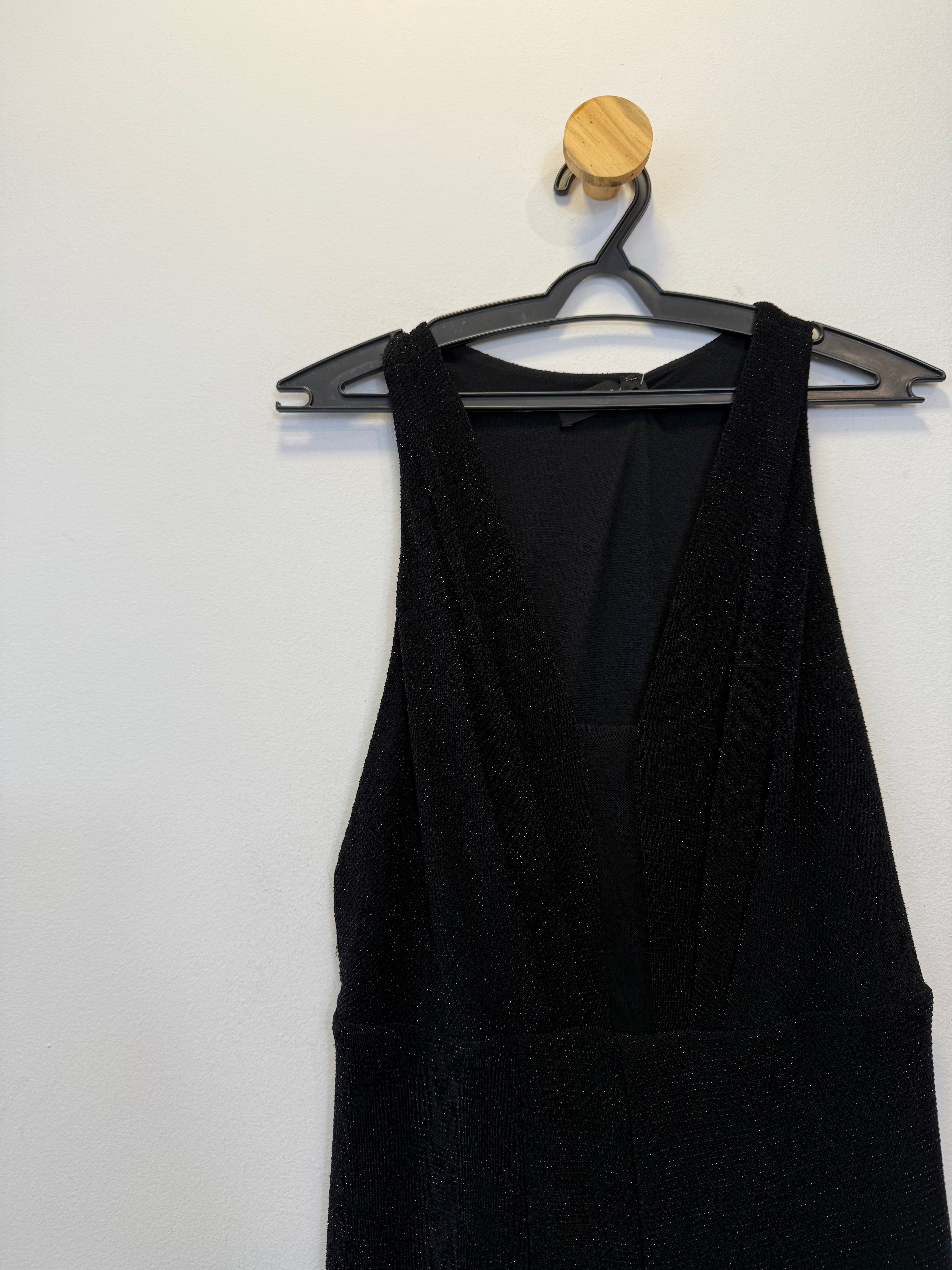 Vestido Preto com Metalizado