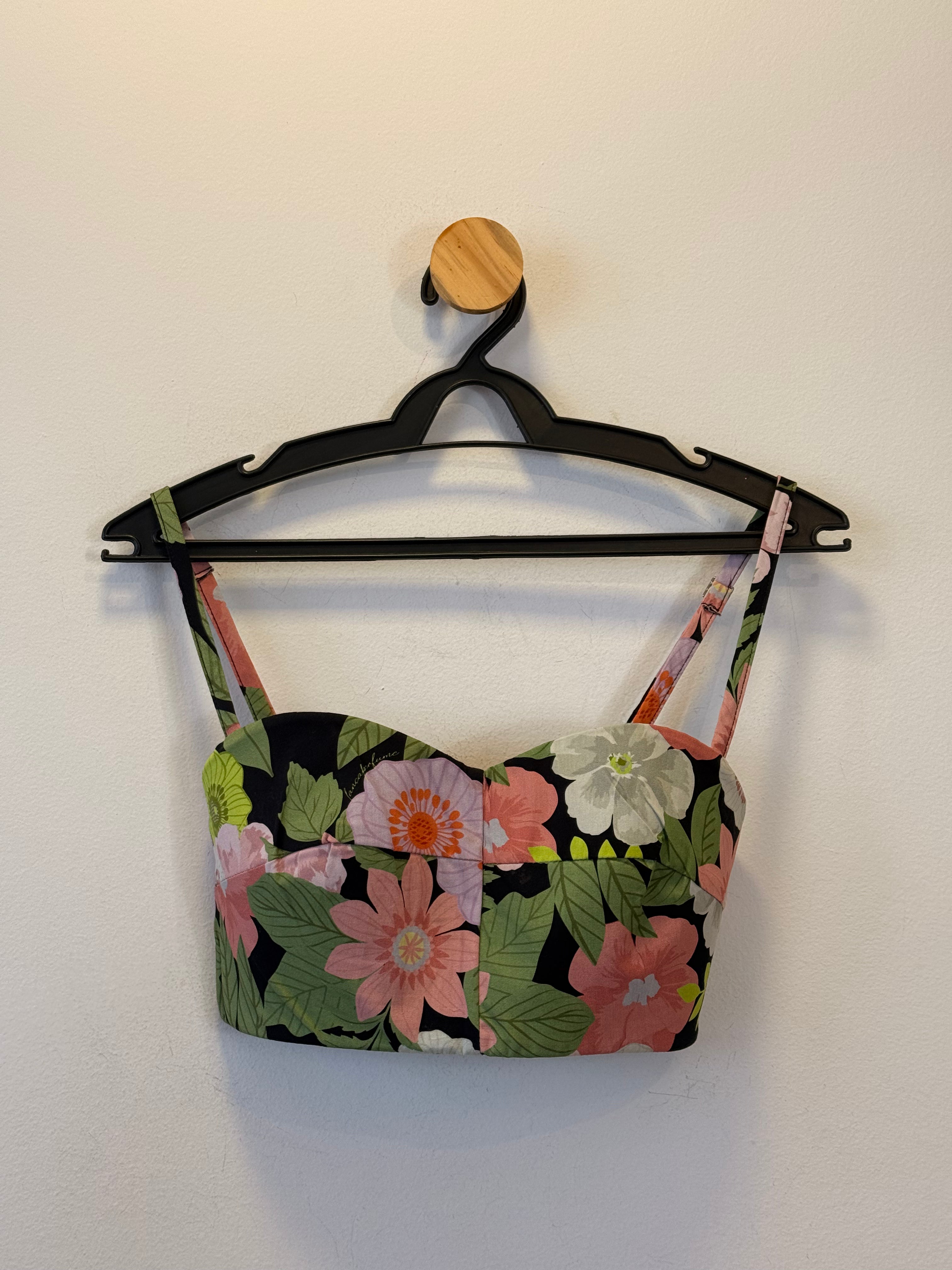 Cropped Estampa Floral