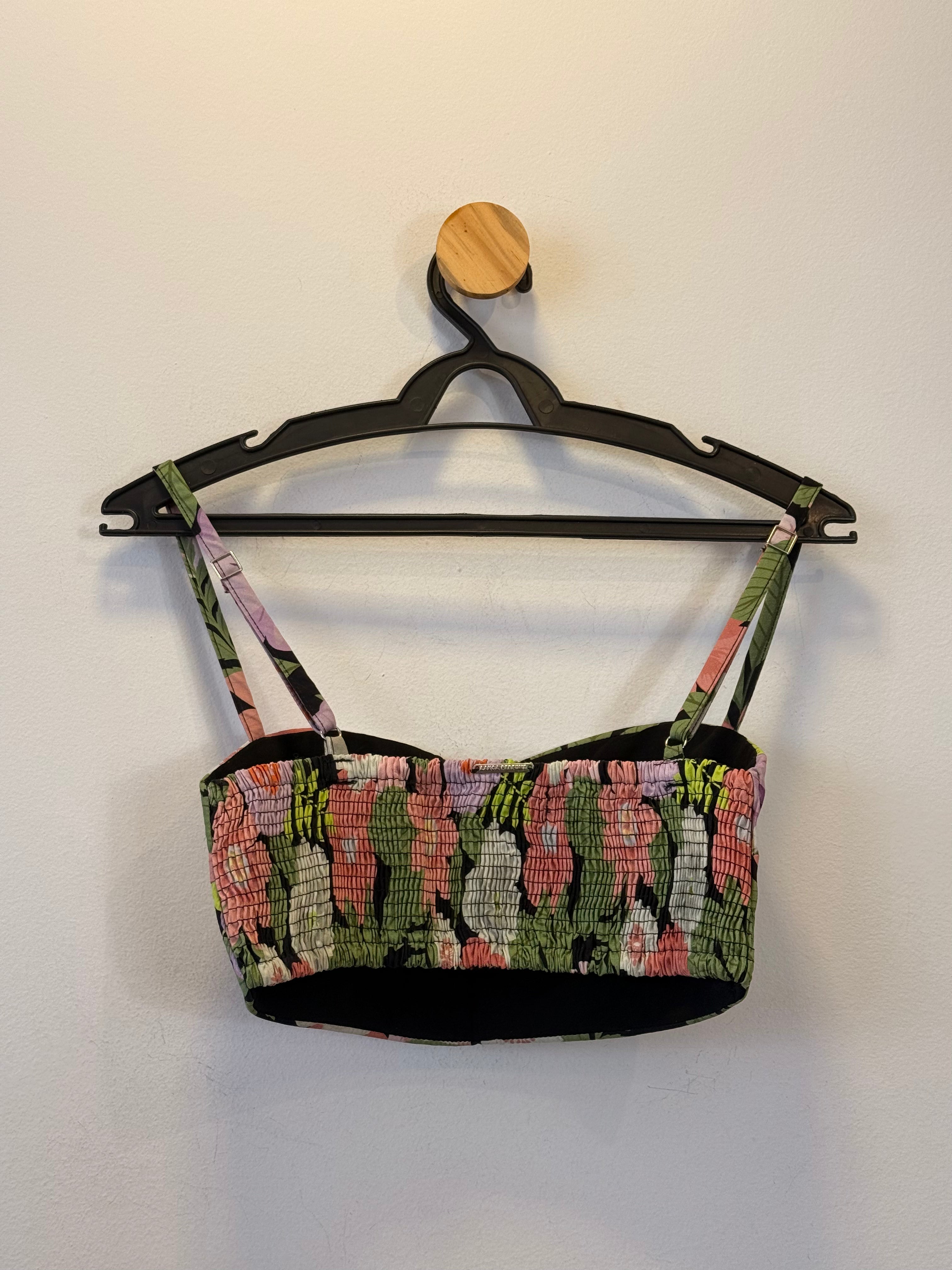 Cropped Estampa Floral
