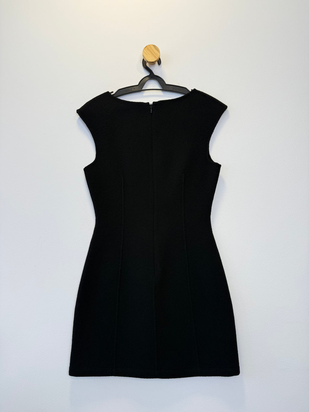 Vestido Preto de Lã