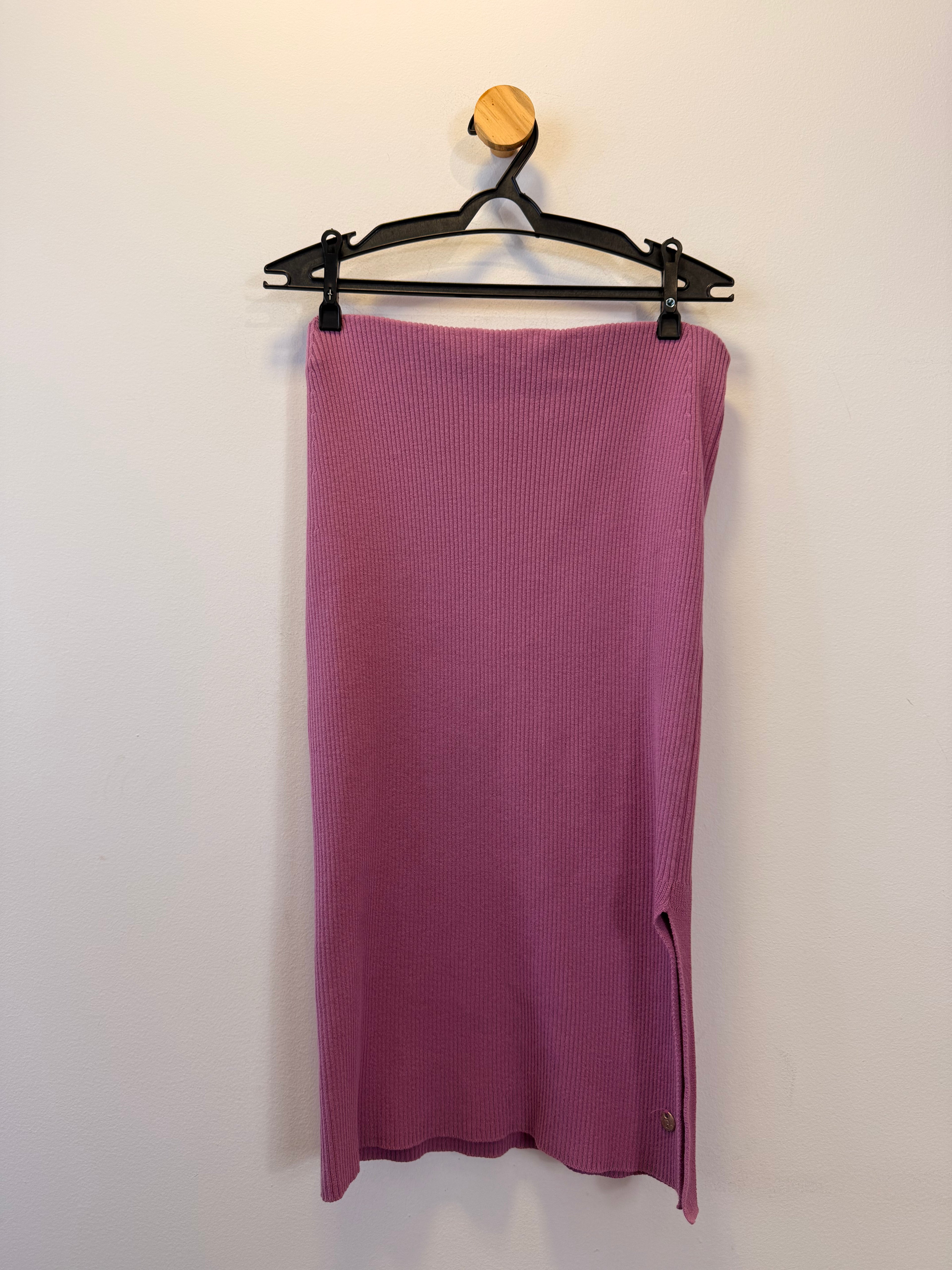 Conjunto de Malha Rosa Envelhecido