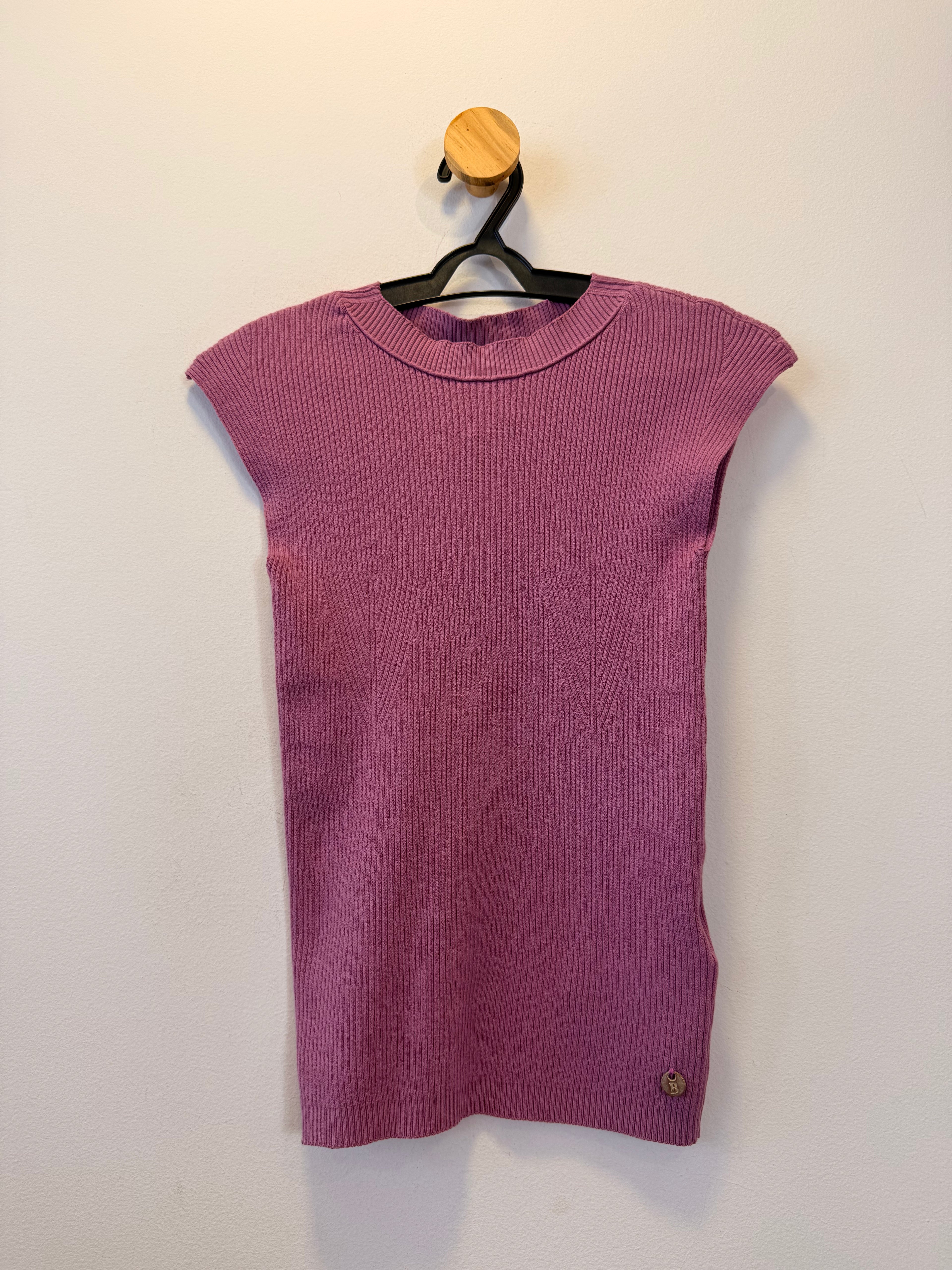 Conjunto de Malha Rosa Envelhecido