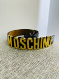Cinto em Couro Moschino