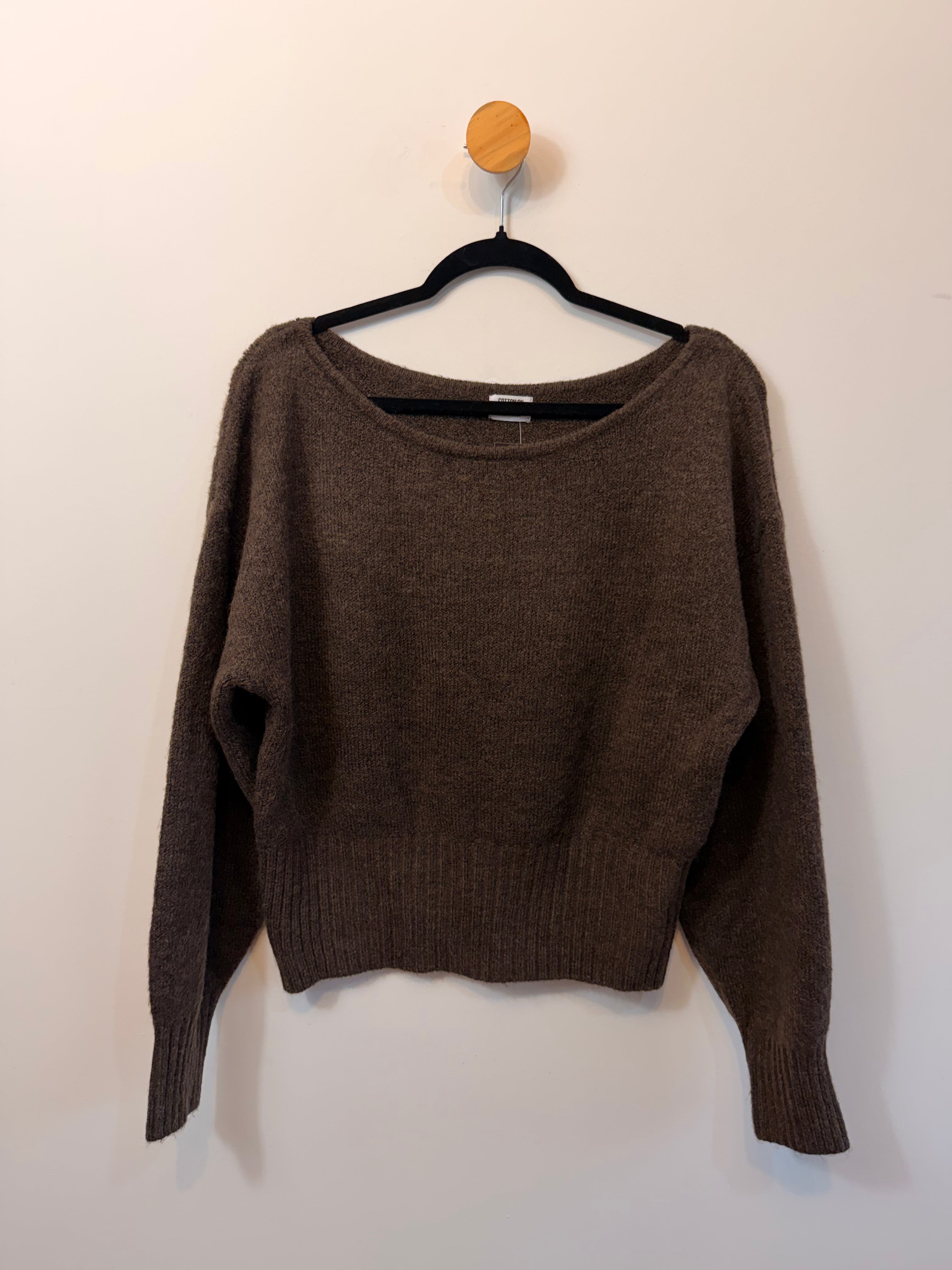 Tricot Marrom Cotton On