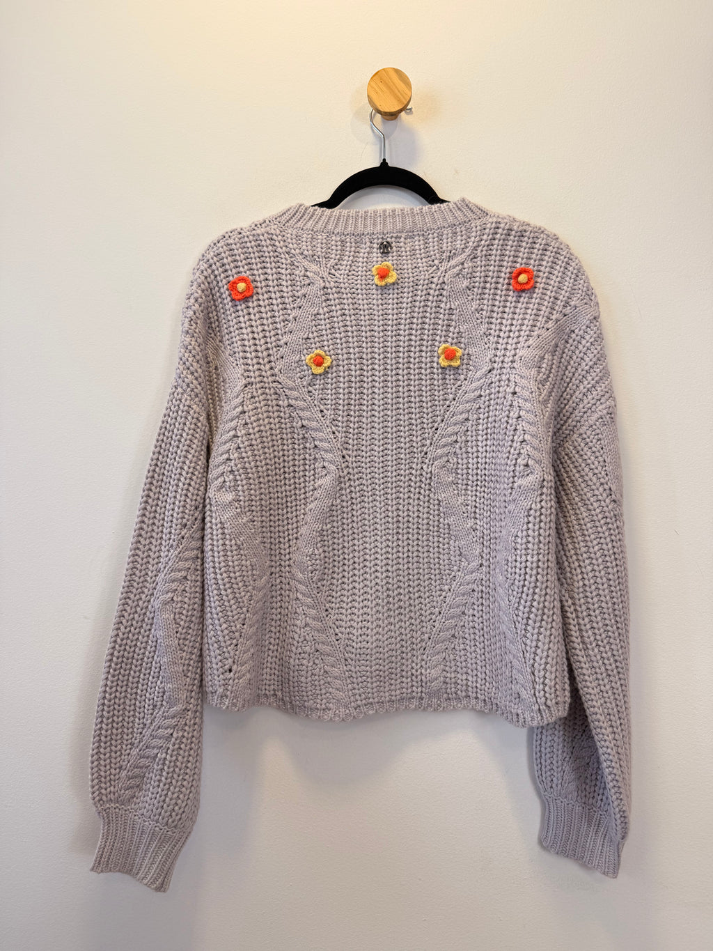 Cardigan tricot  flores Animale
