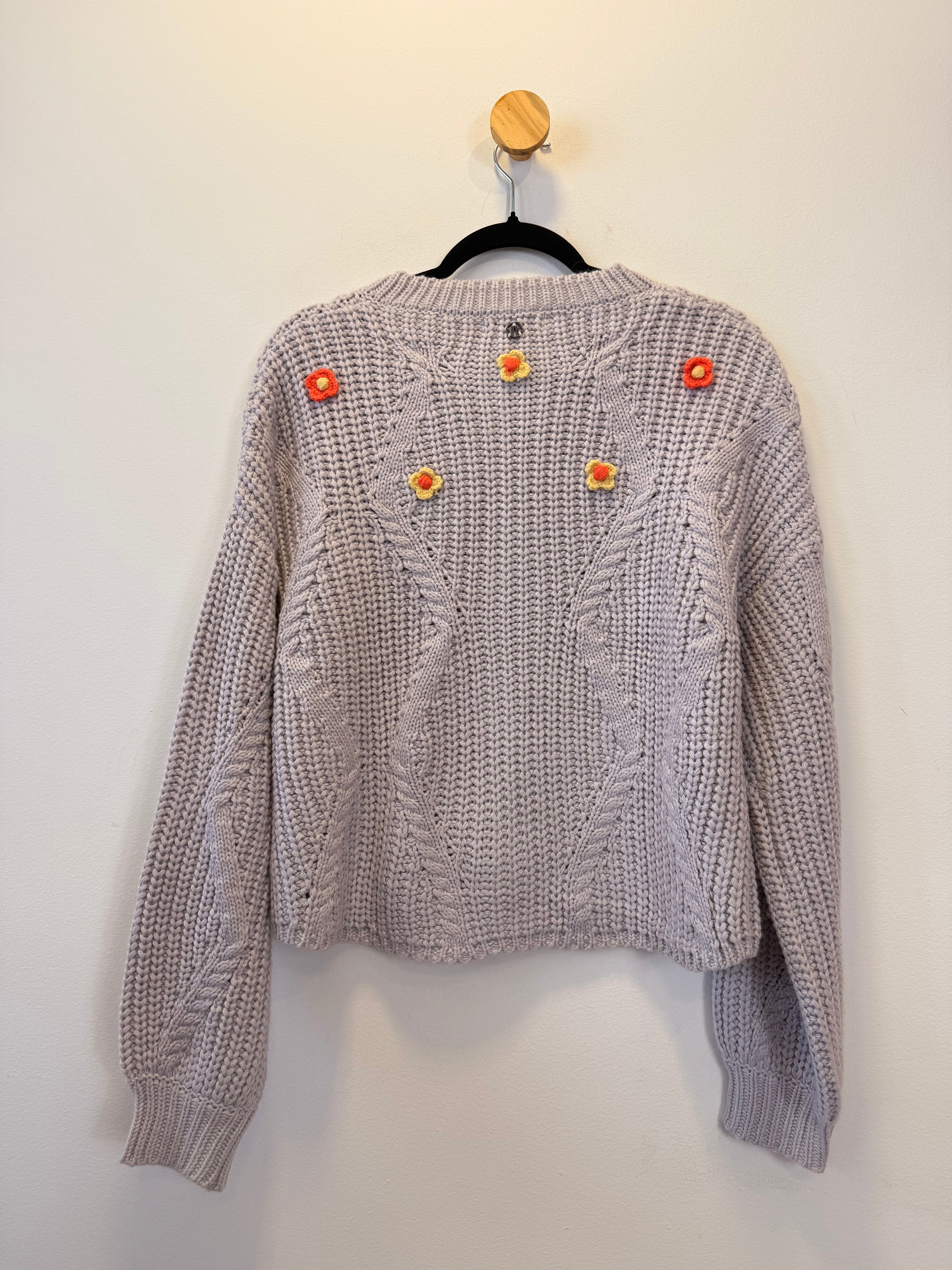 Cardigan tricot  flores Animale
