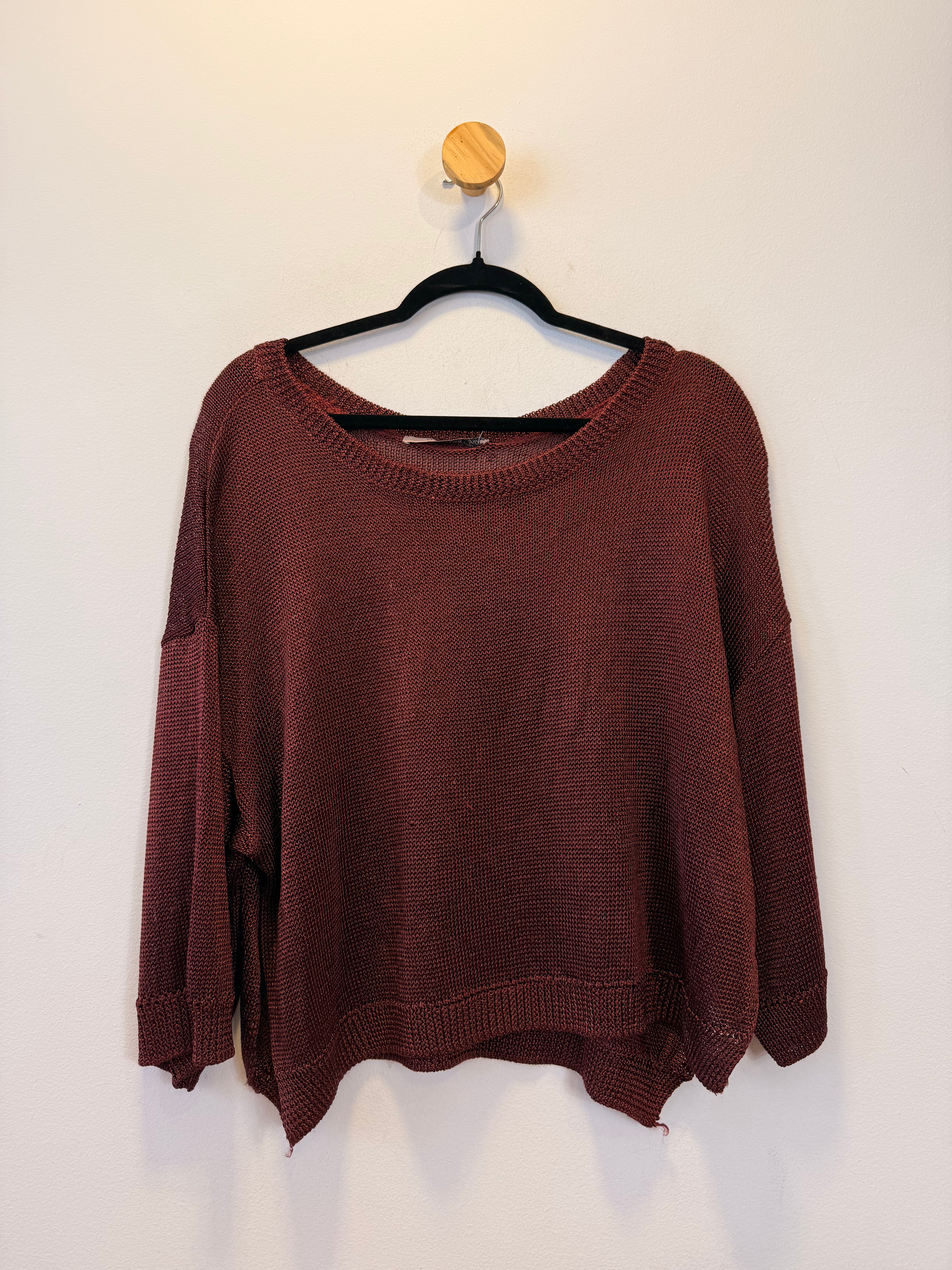 Blusa de Tricot Marrom