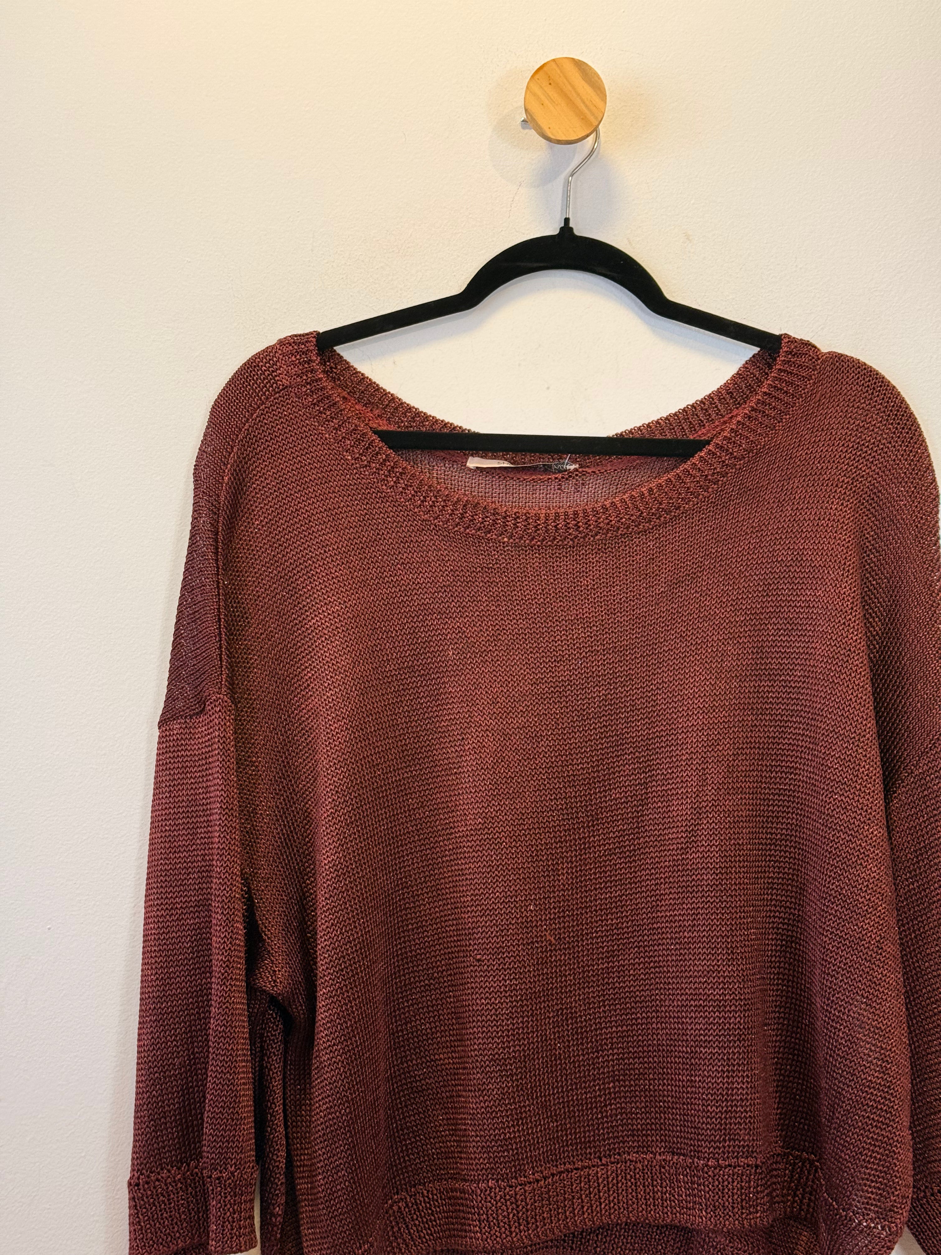 Blusa de Tricot Marrom