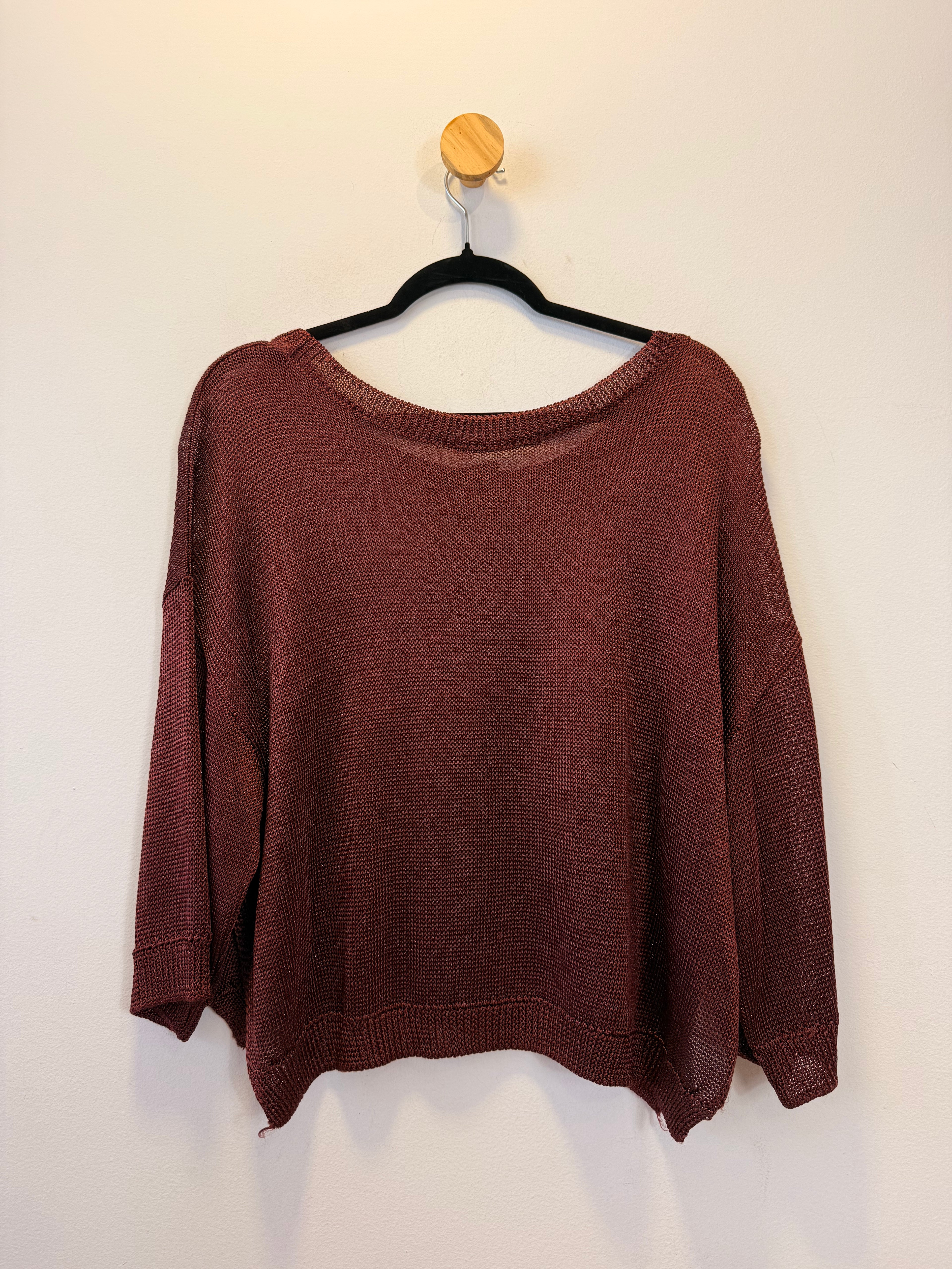 Blusa de Tricot Marrom