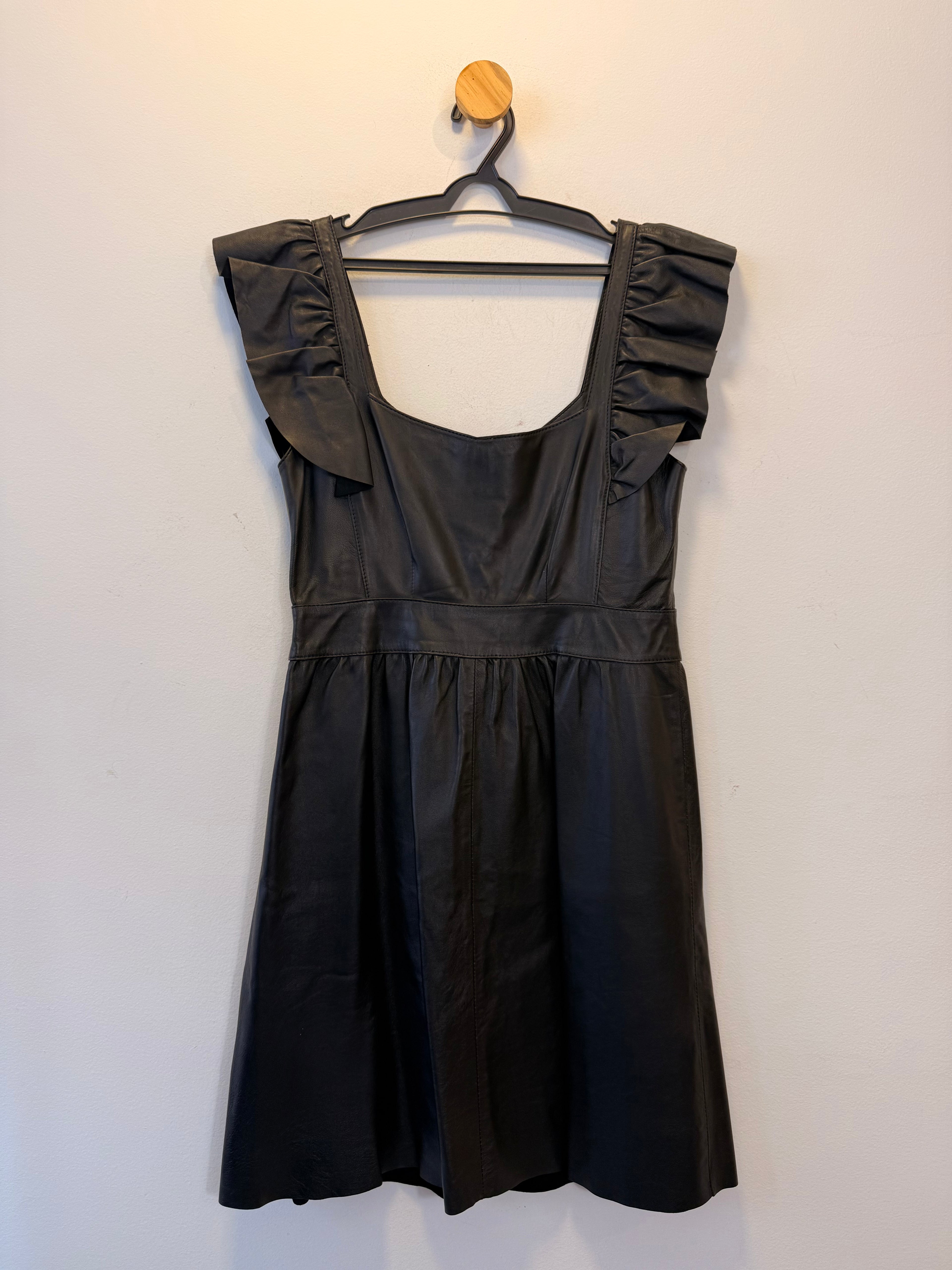 Vestido Preto Couro Chiara Concept