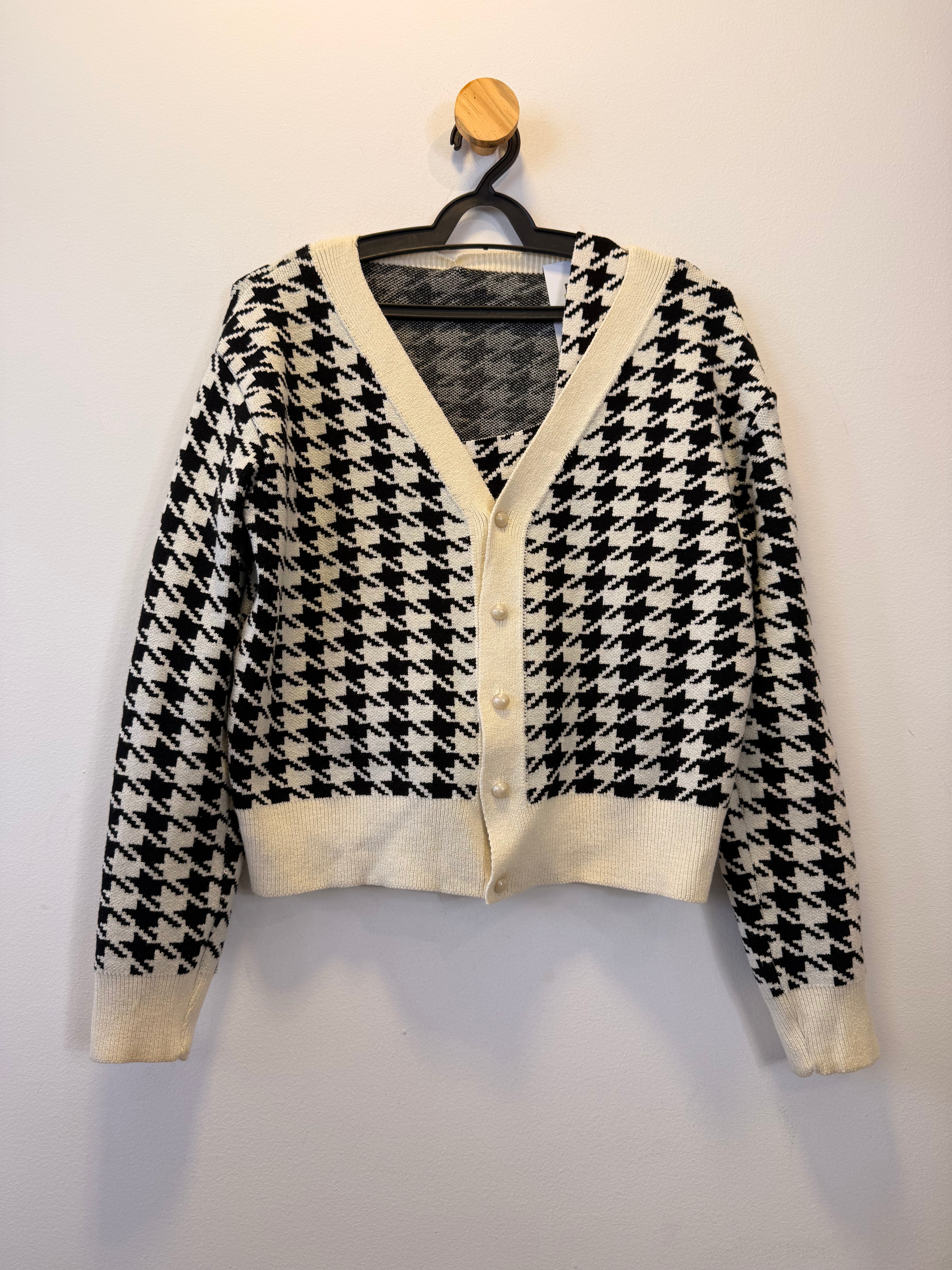 Conjunto tricot casaquinho e top