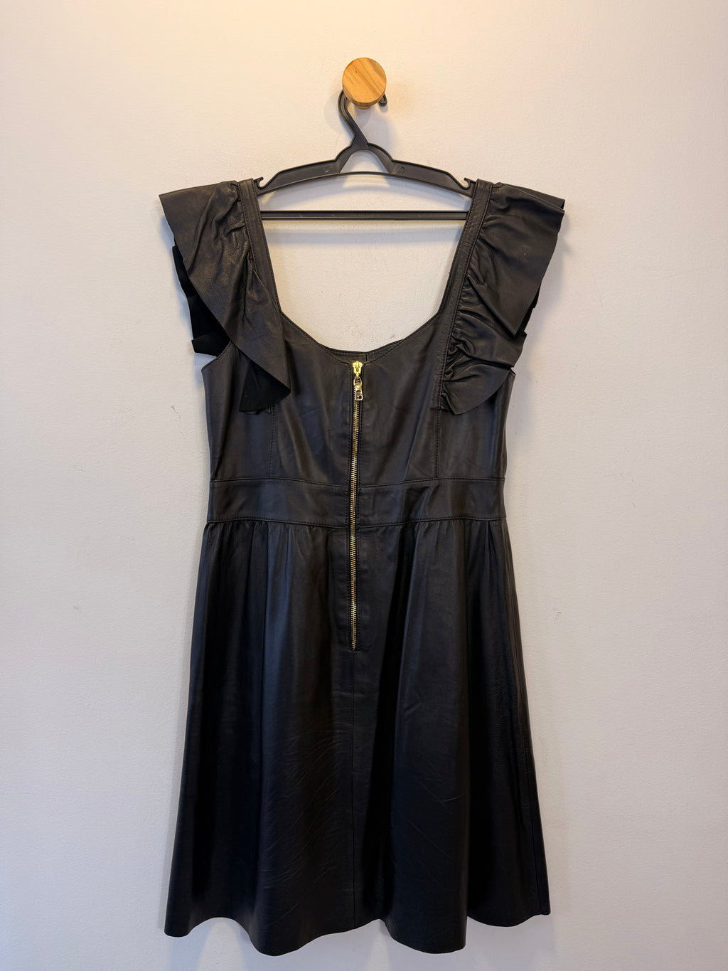 Vestido Preto Couro Chiara Concept