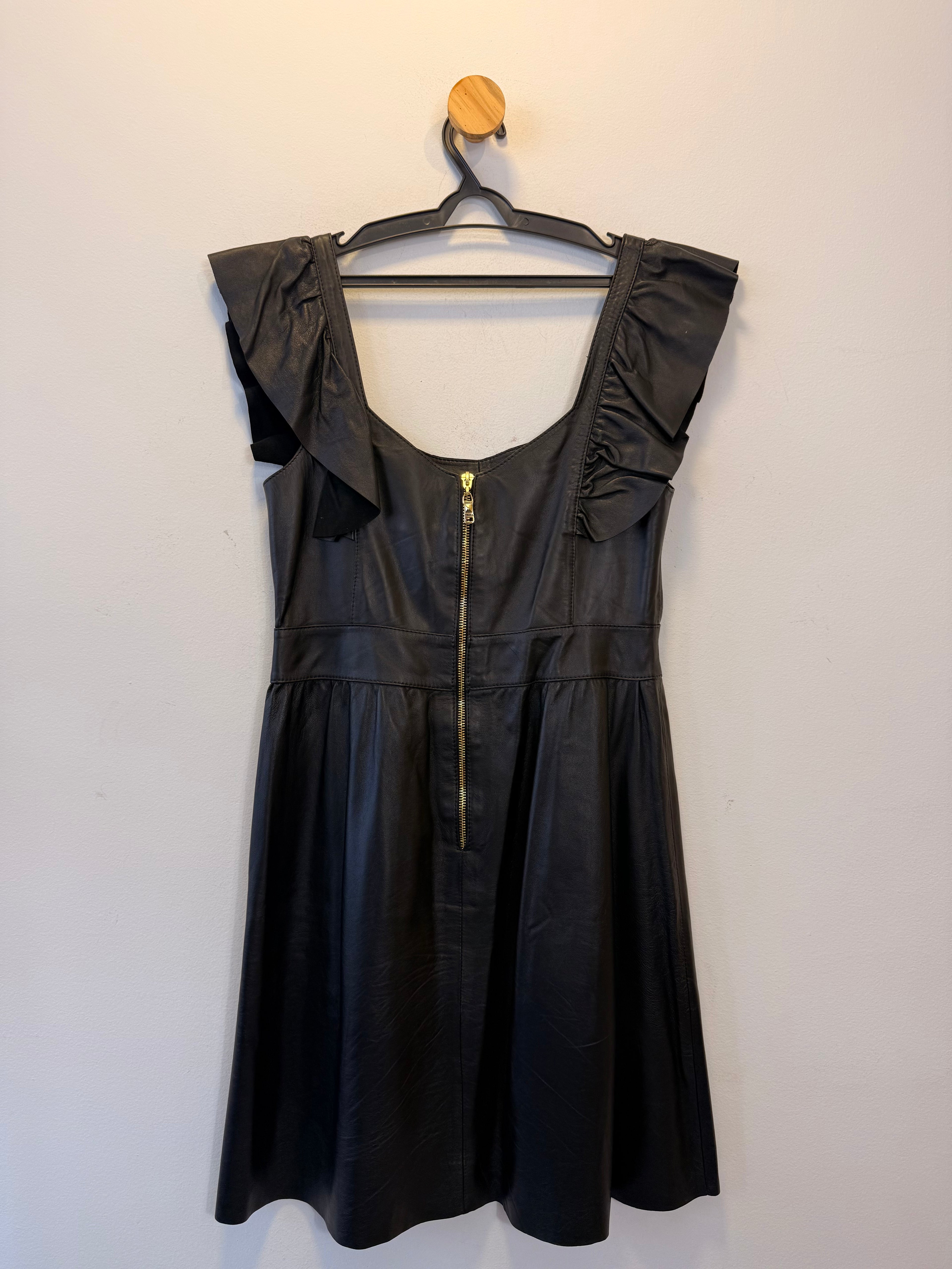 Vestido Preto Couro Chiara Concept