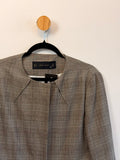 Blazer Xadrez Curto Zara