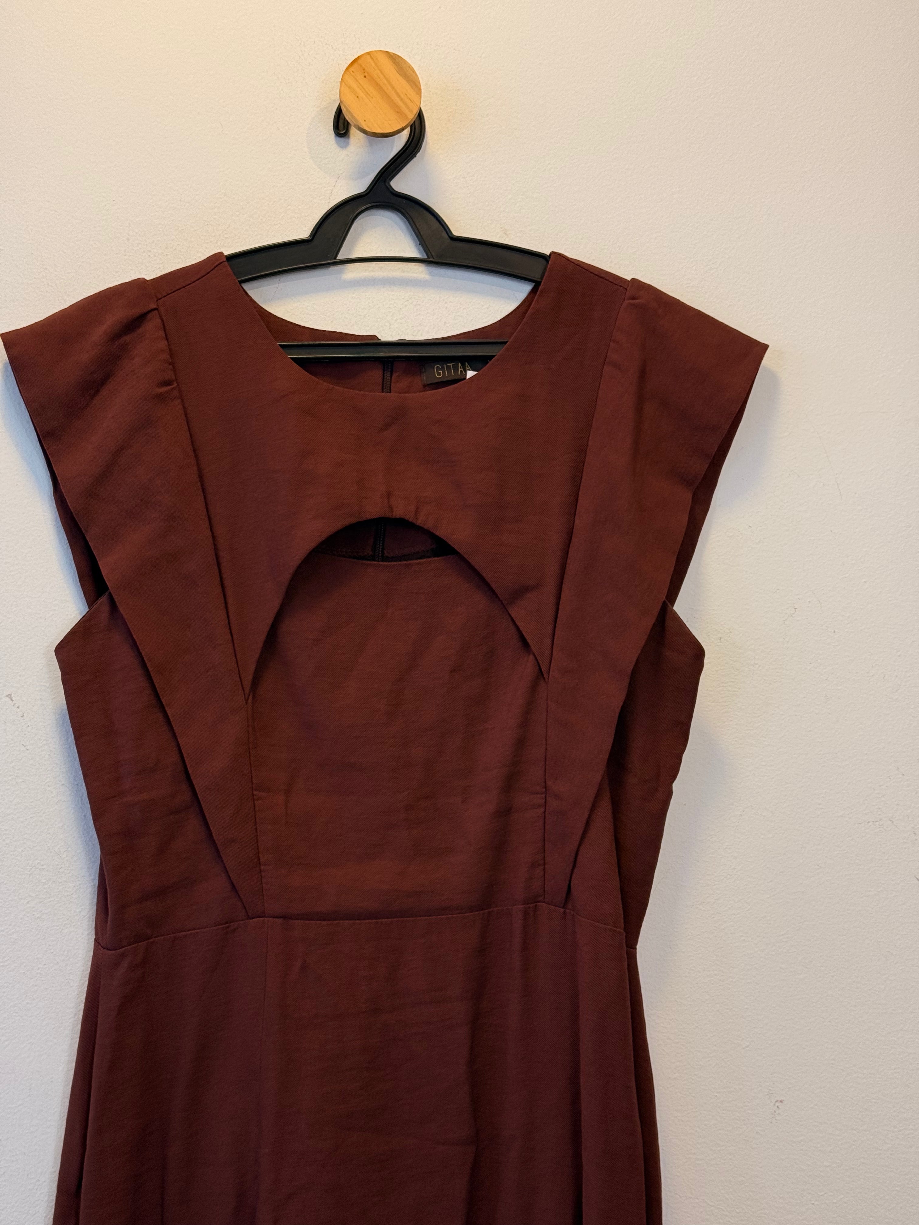 Vestido Marrom Gitaa
