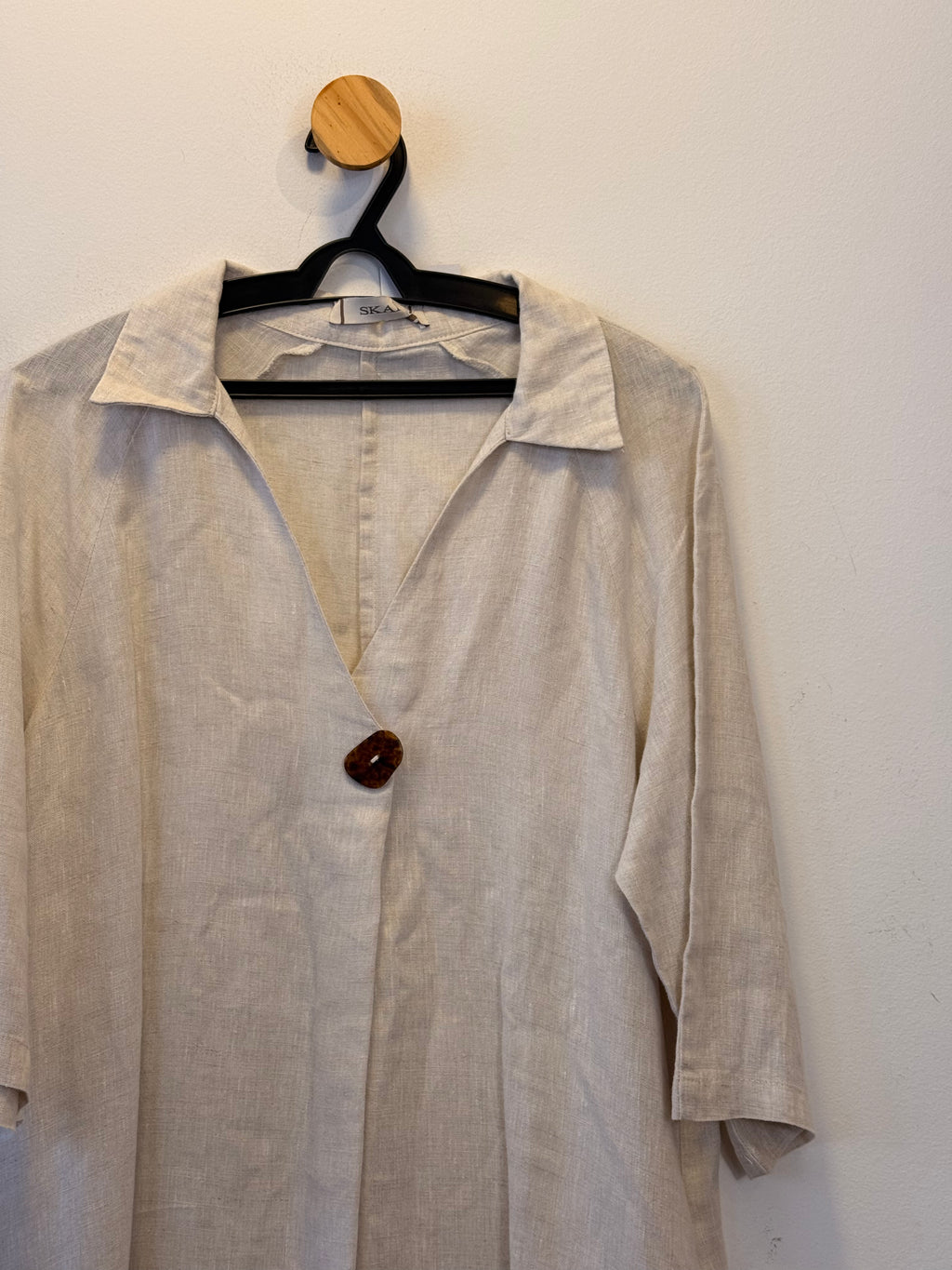Chemise Cru em Linho Skai