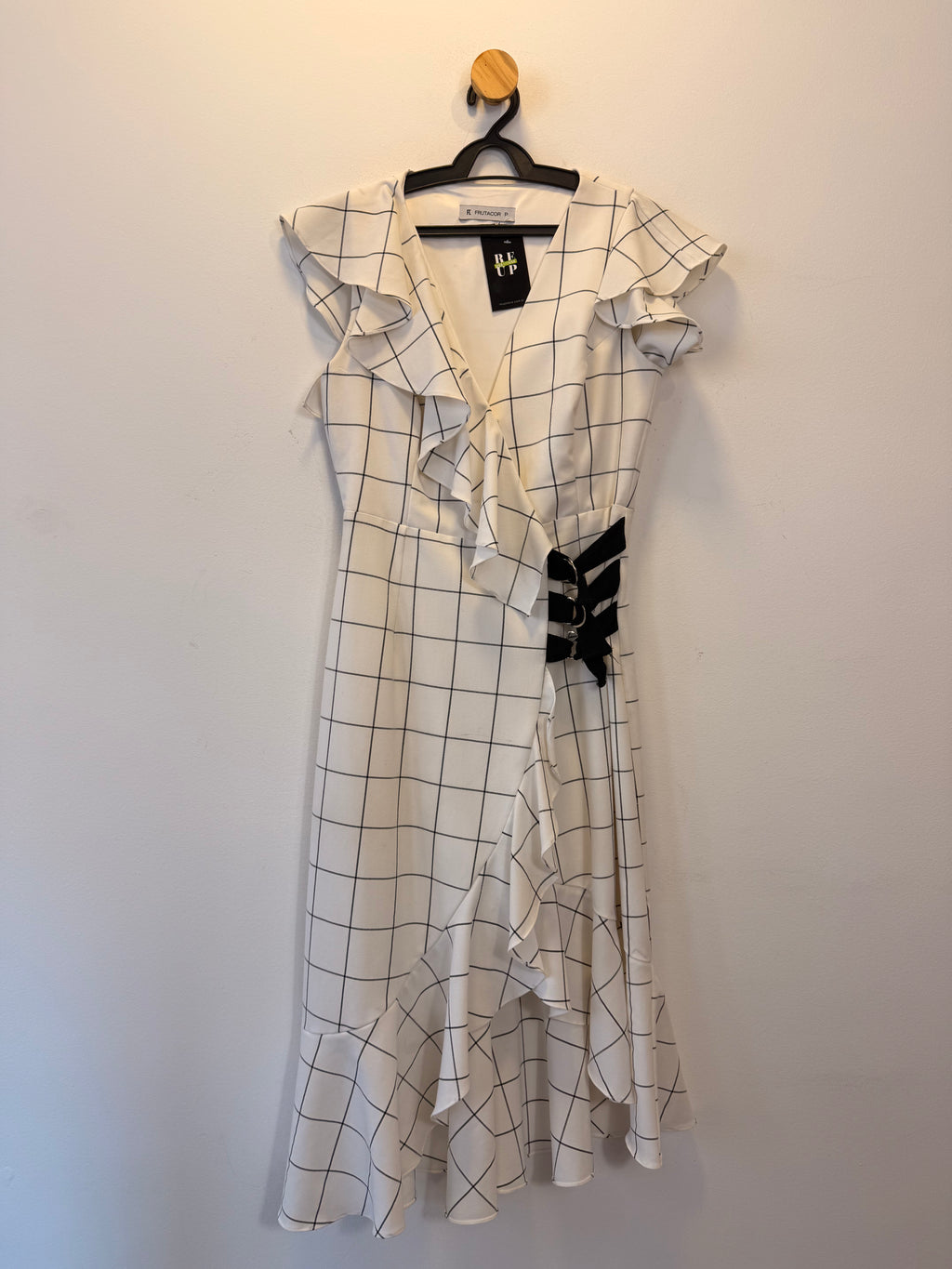 vestido quadriculado frutacor