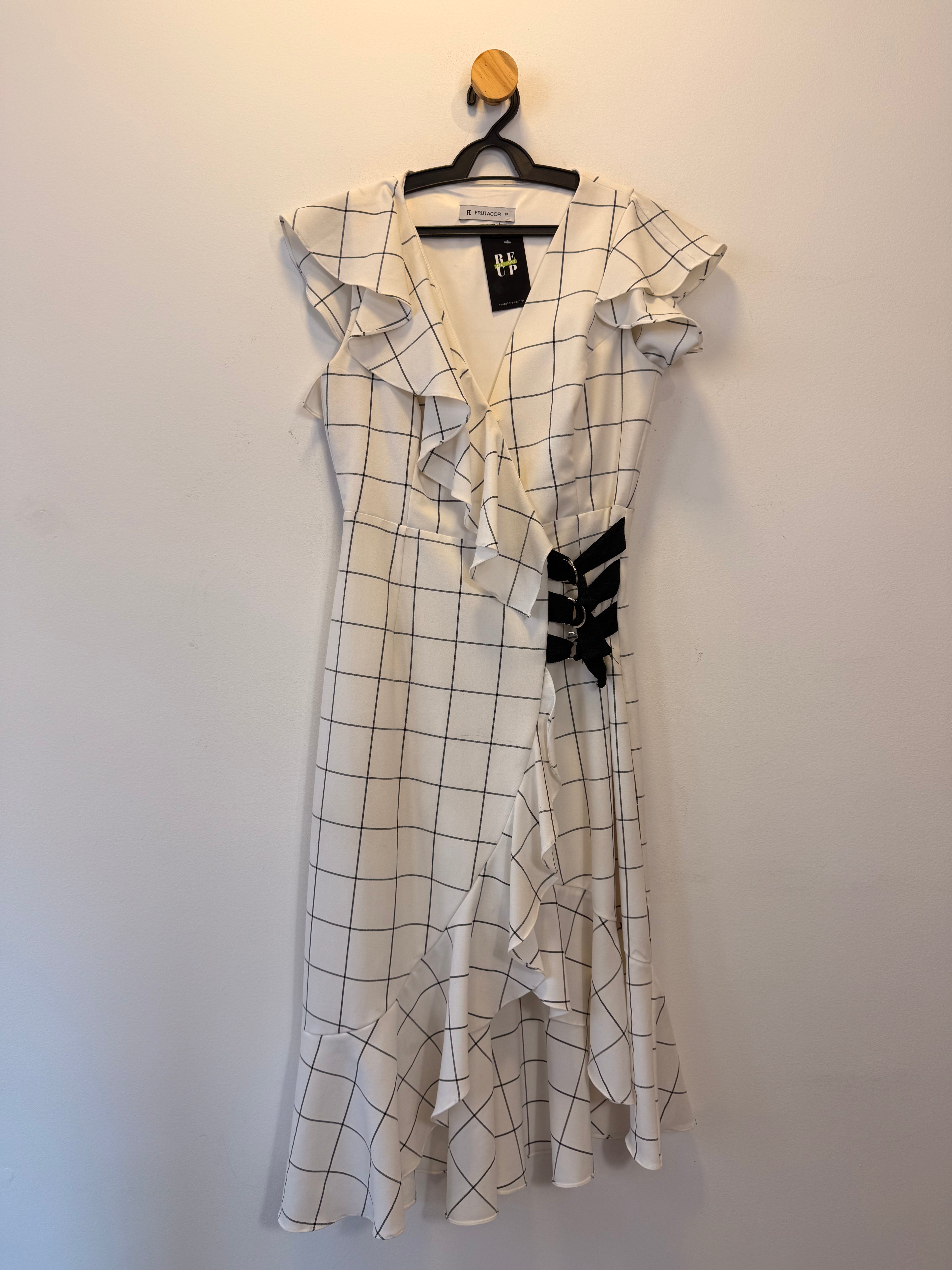 vestido quadriculado frutacor