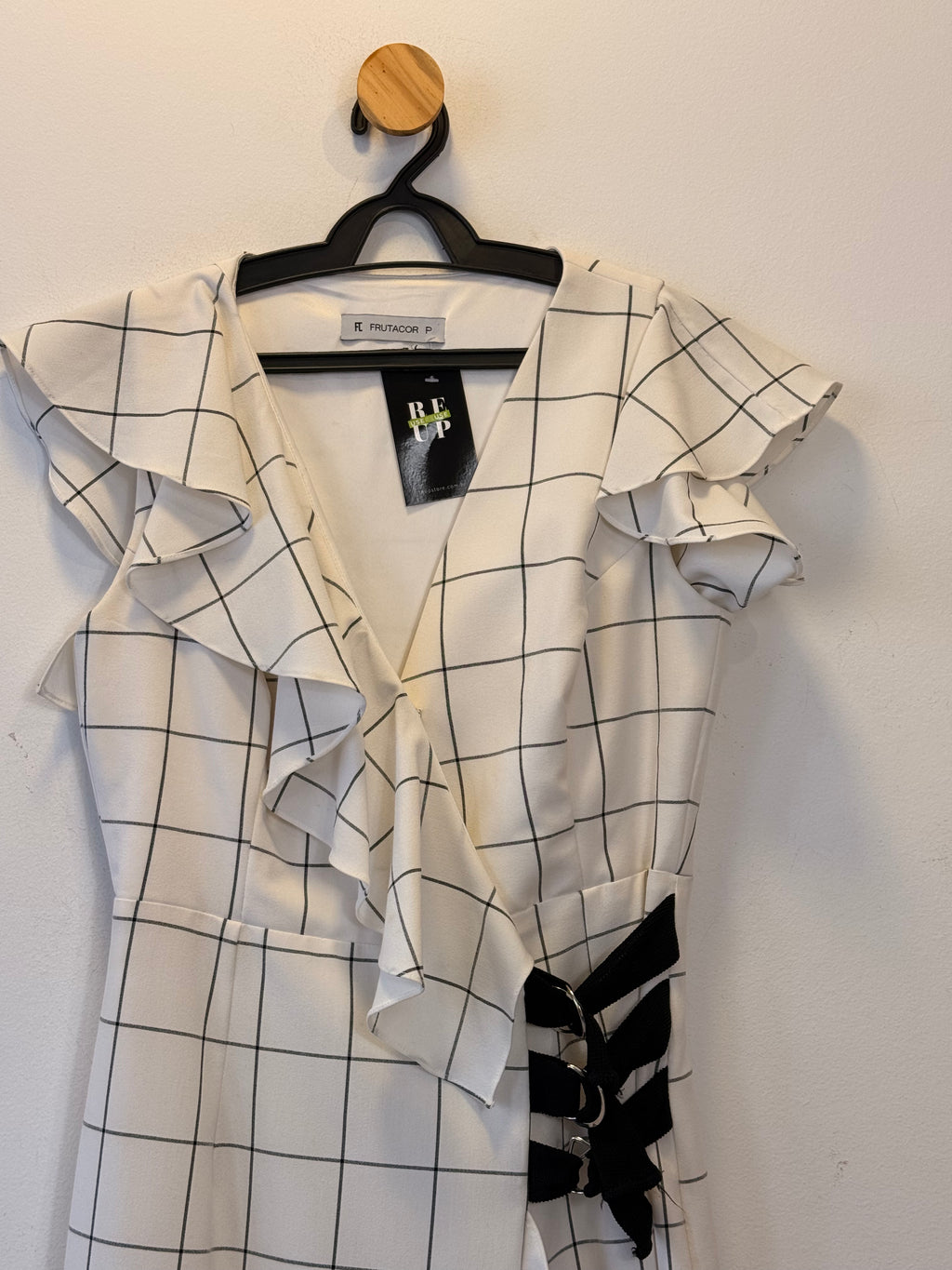 vestido quadriculado frutacor