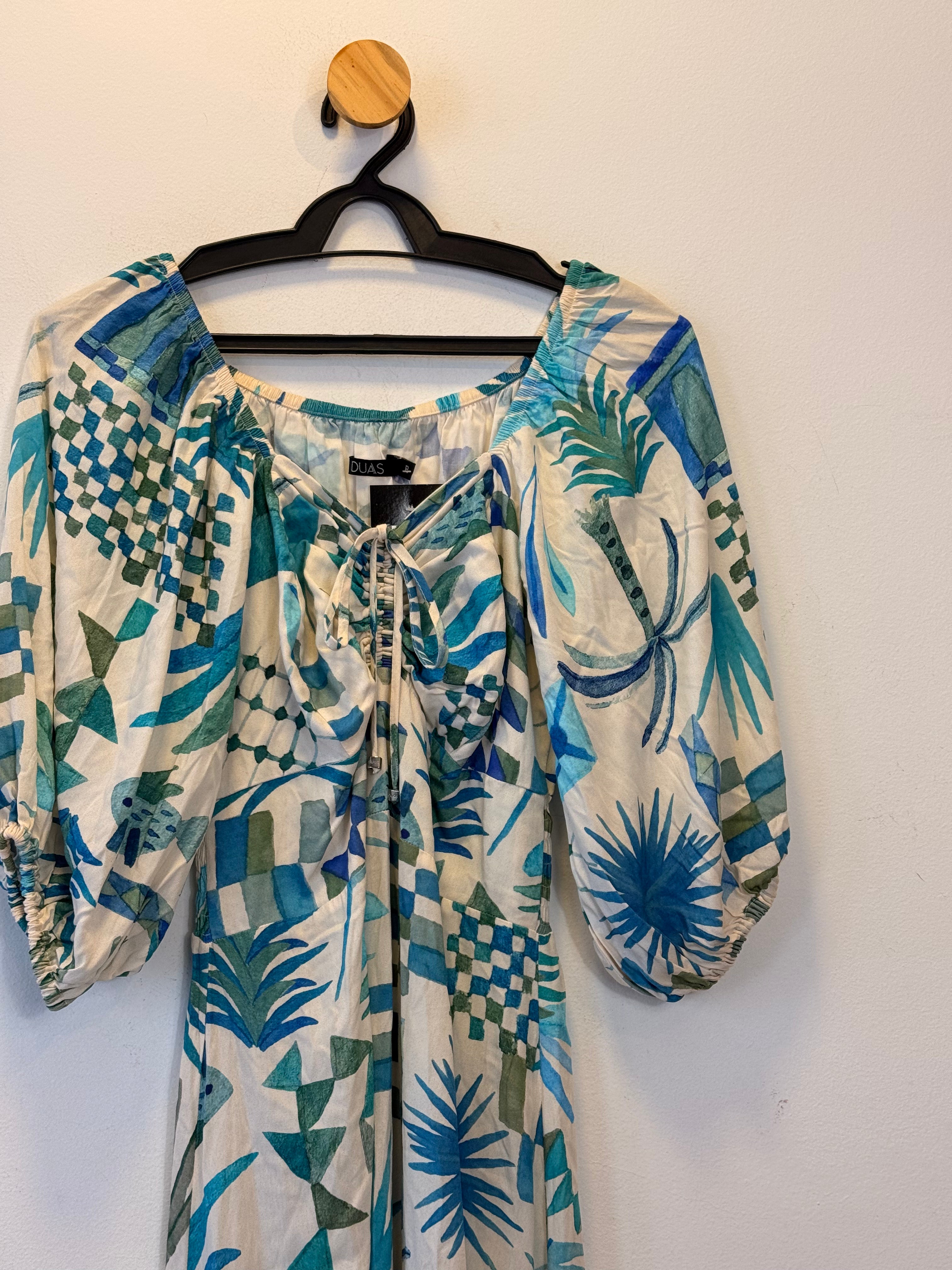 Vestido Estampado Duas