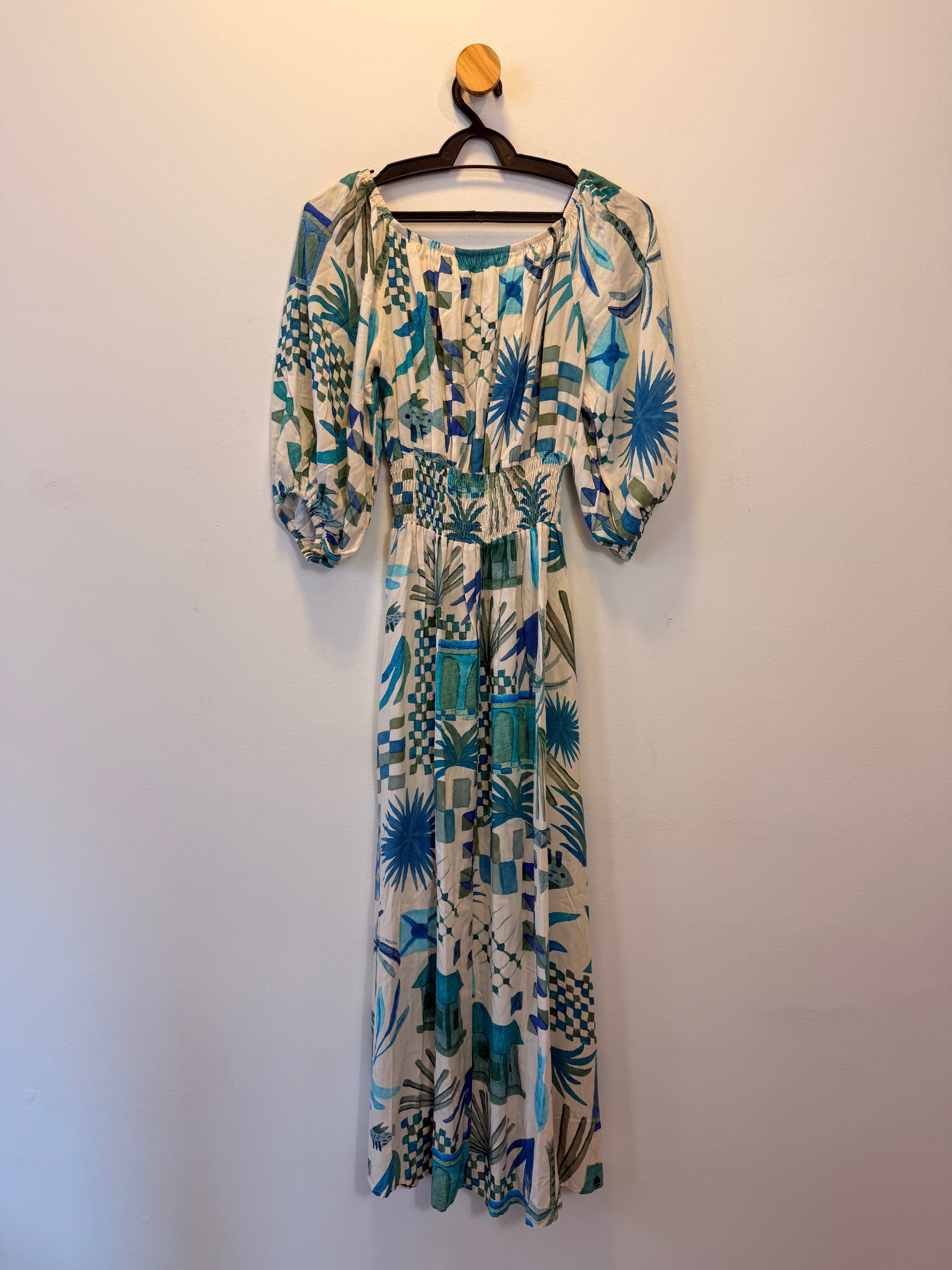 Vestido Estampado Duas