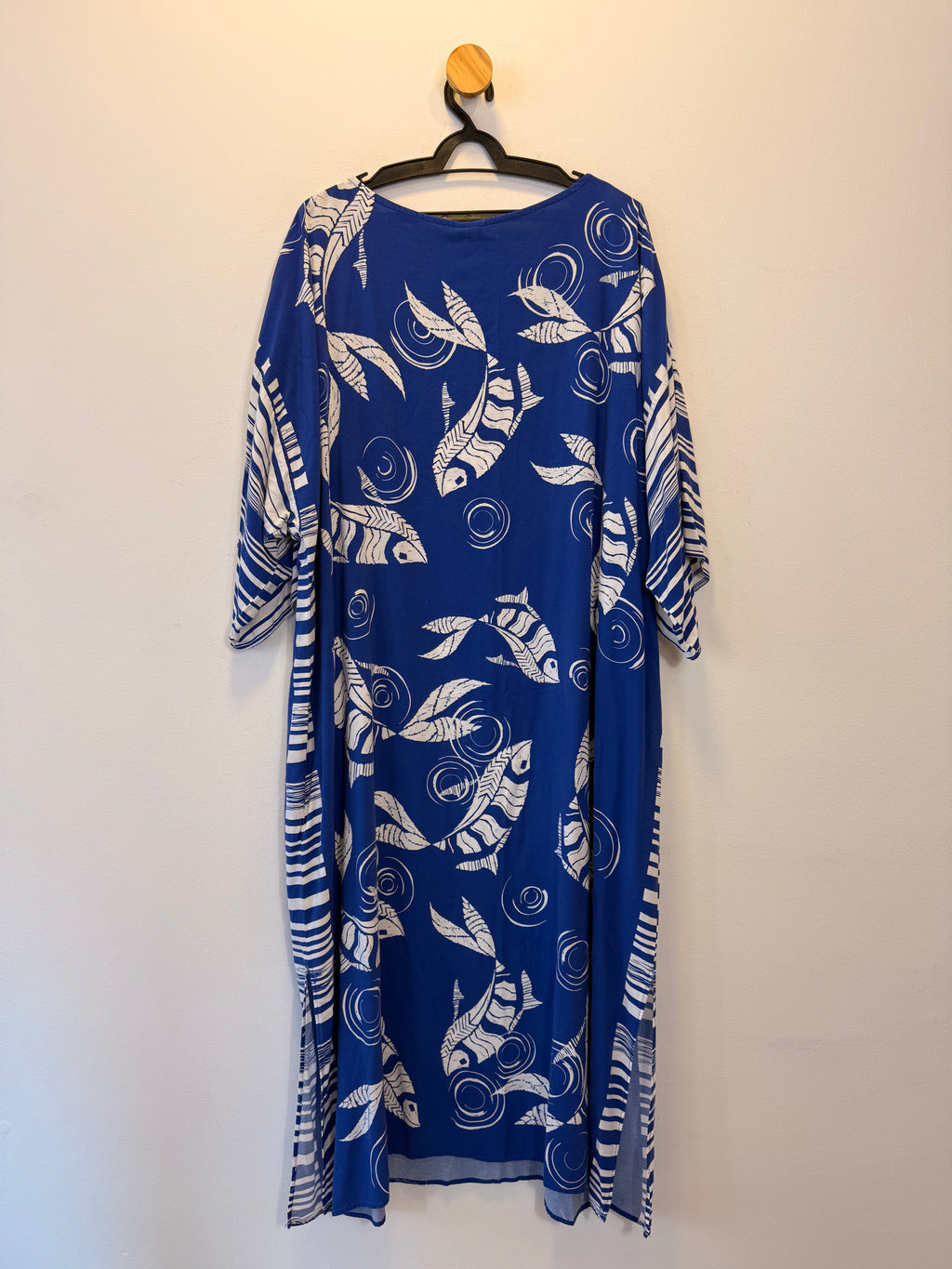 Vestido Azul Estampado Souq