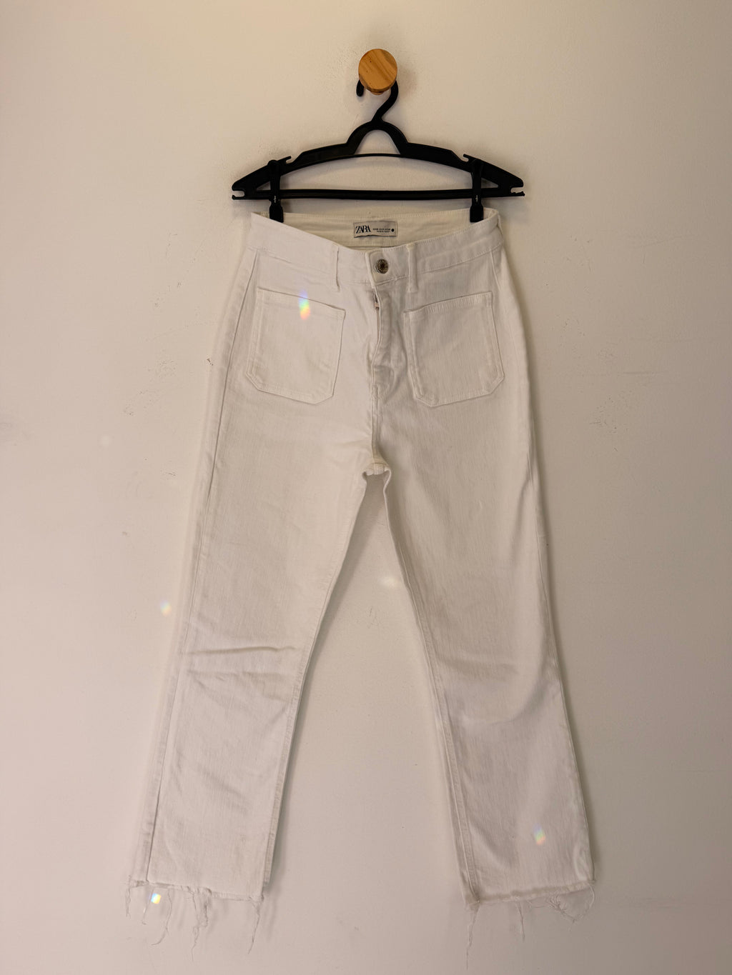 Calça Jeans Branca Zara