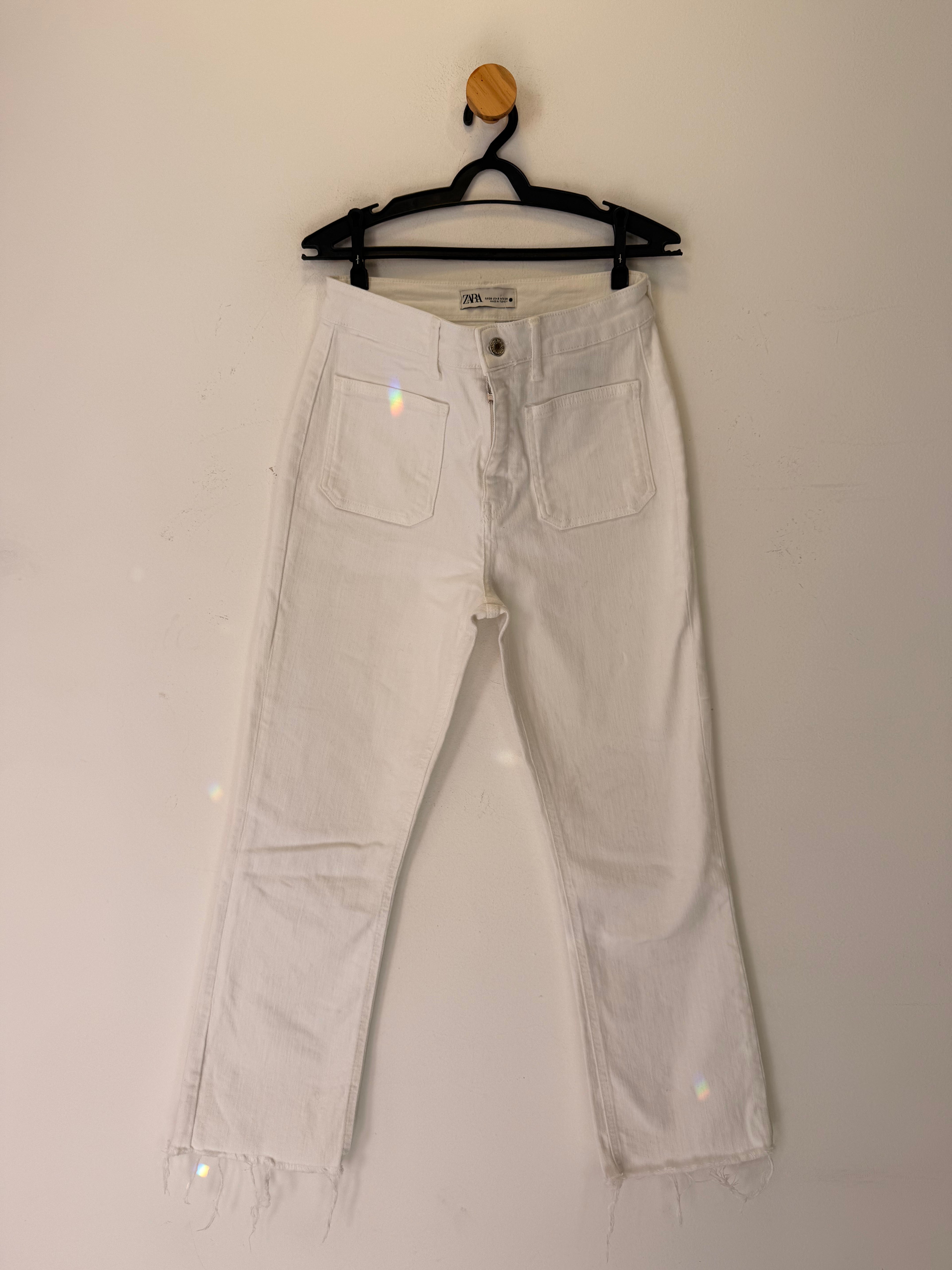 Calça Jeans Branca Zara