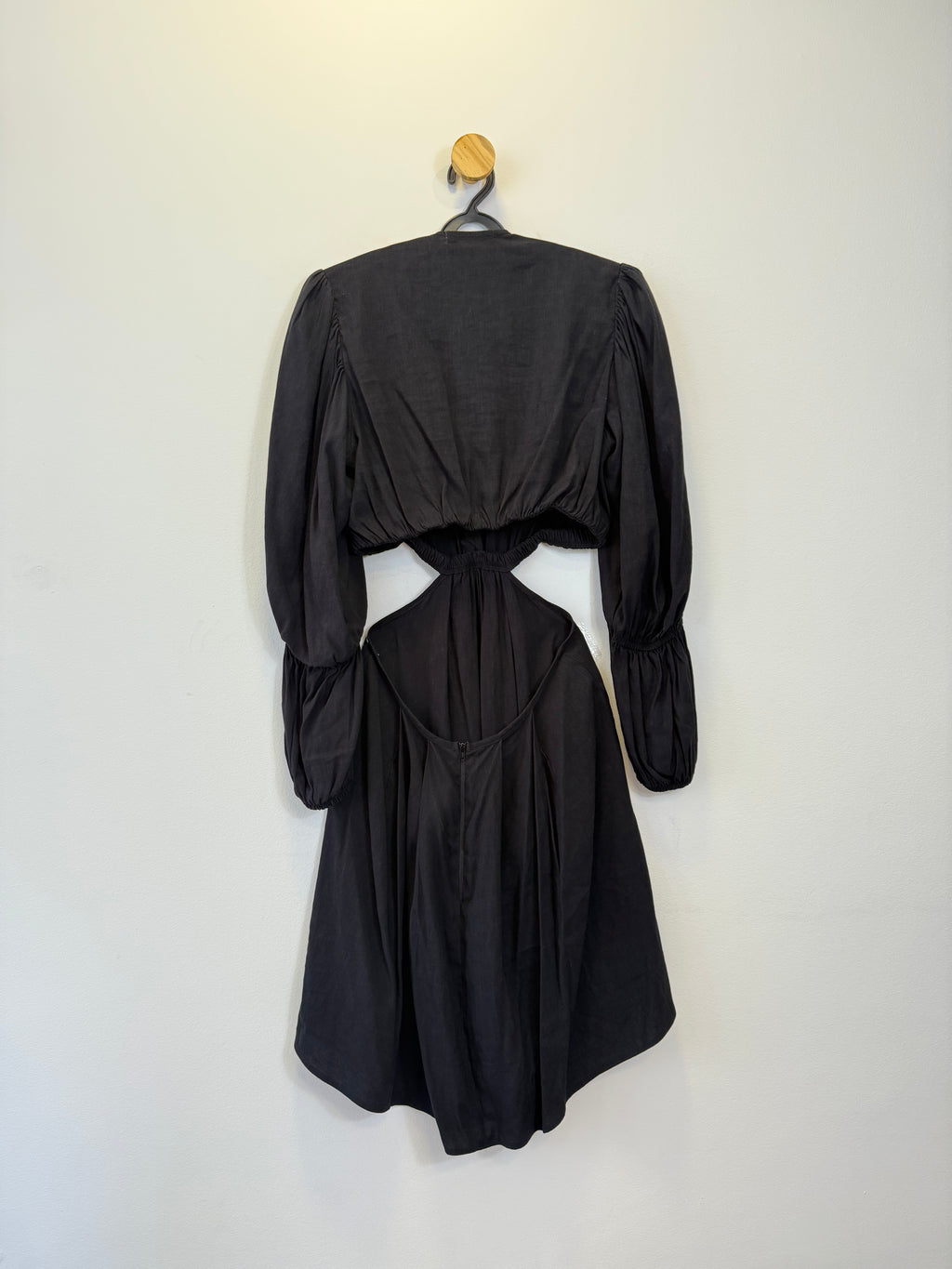 Vestido Preto Manga Longa