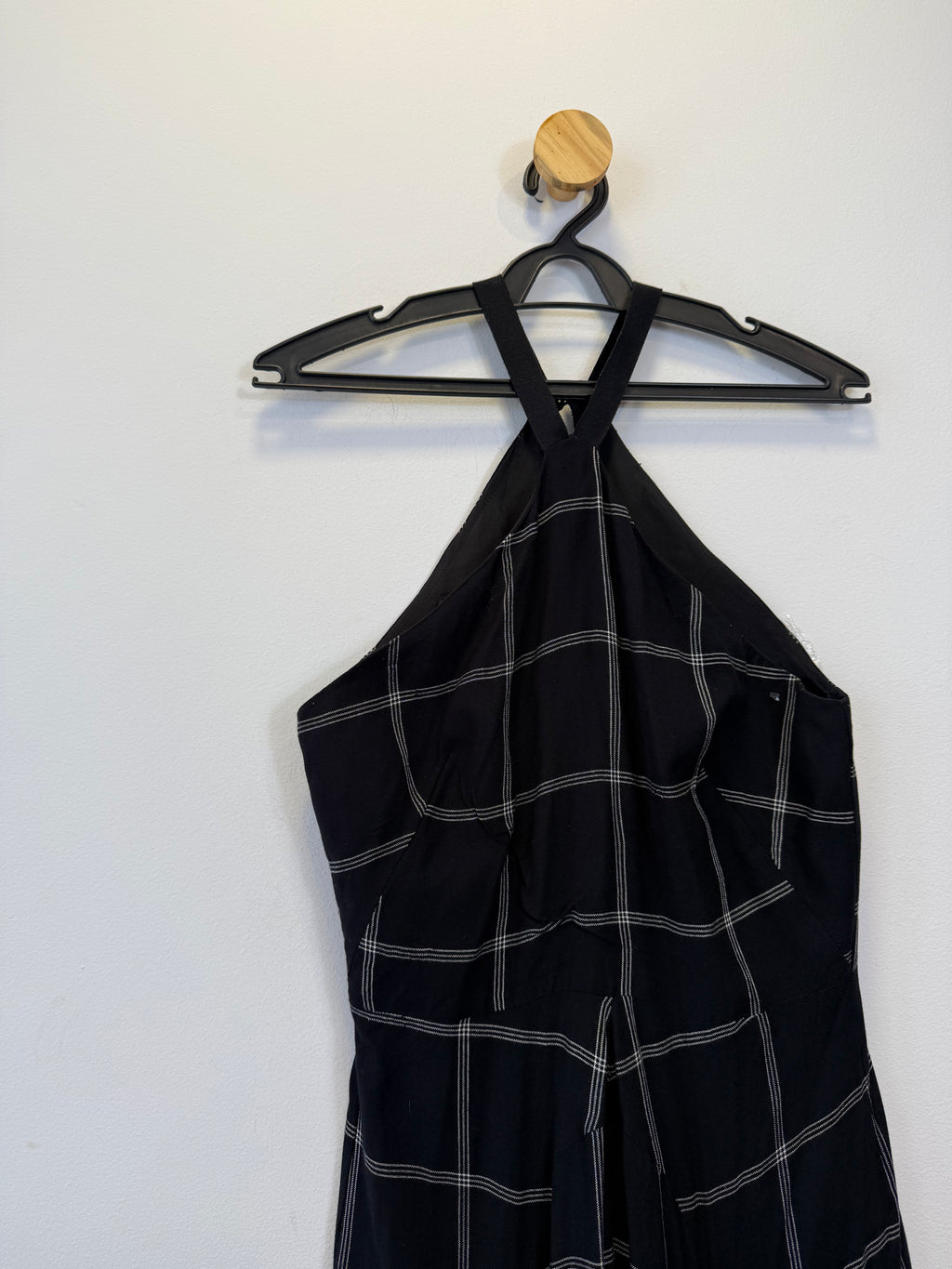 Vestido Preto Xadrez