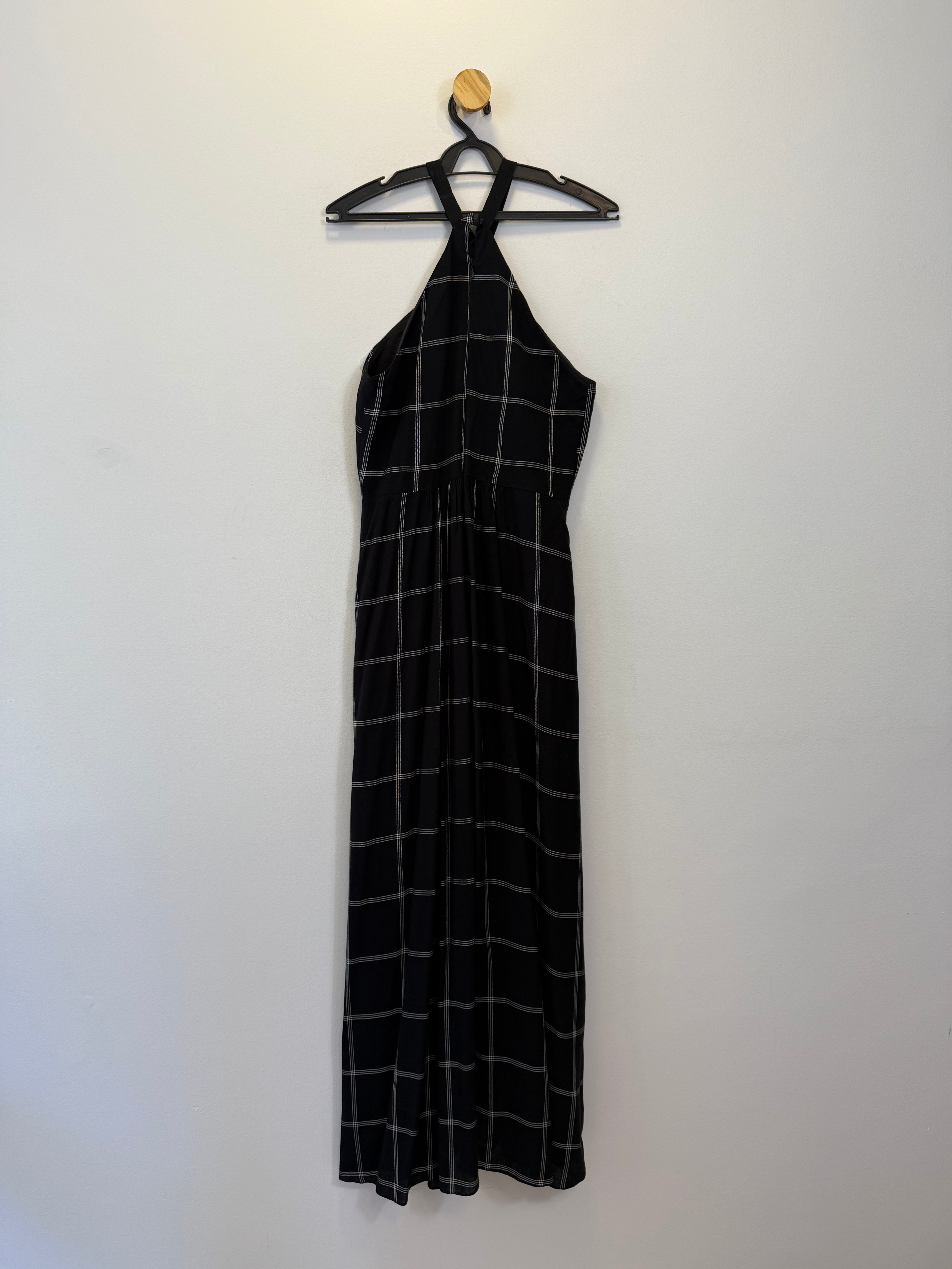 Vestido Preto Xadrez
