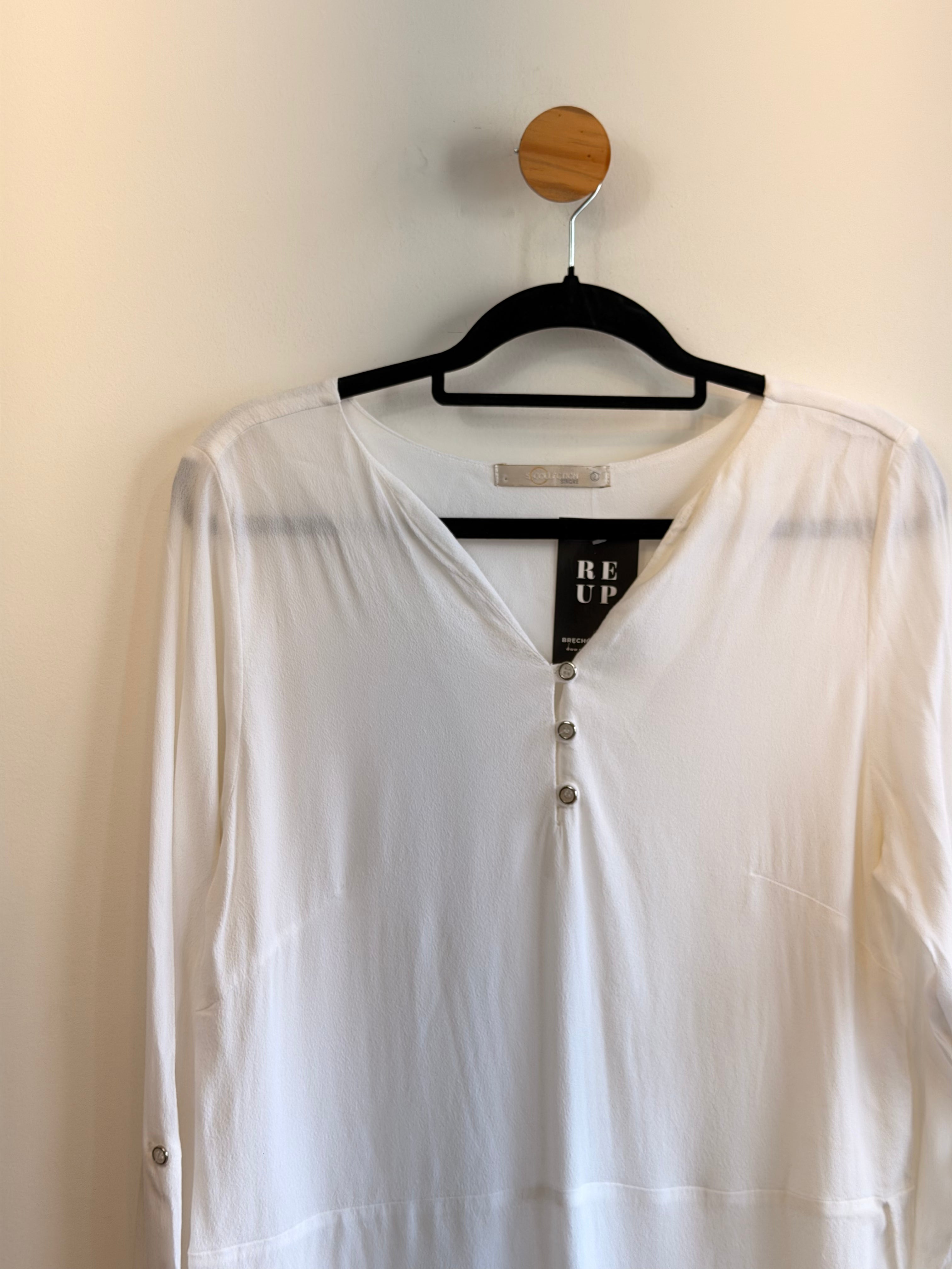 Blusa Branca S Collection