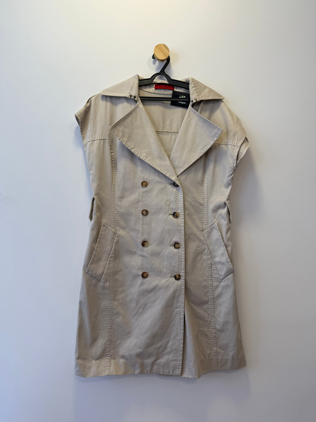 Vestido Alfaiataria Bege