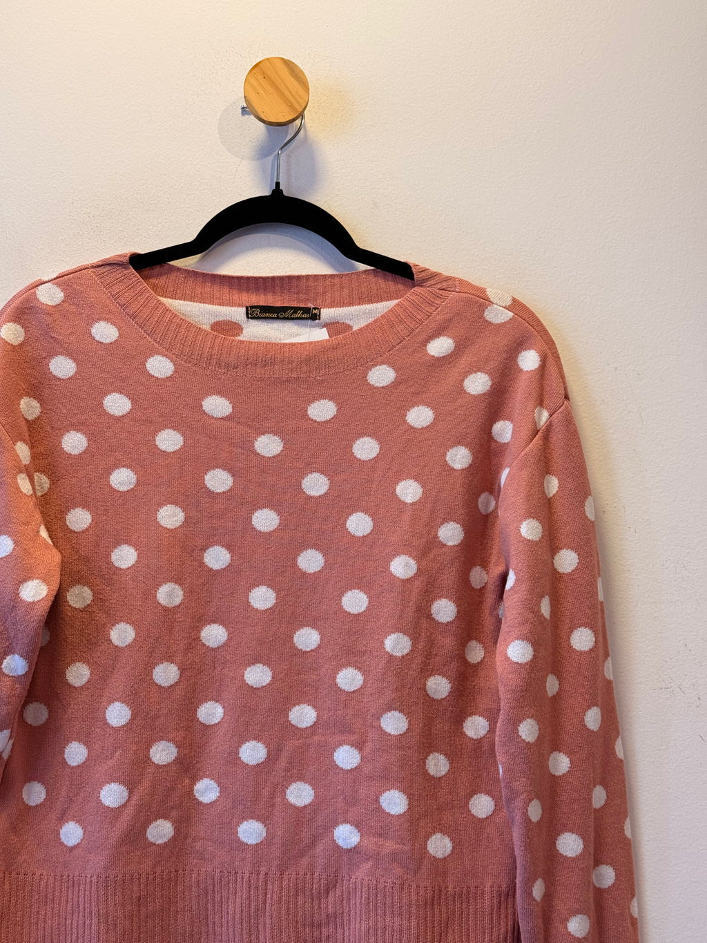 Tricot Poá Rosa