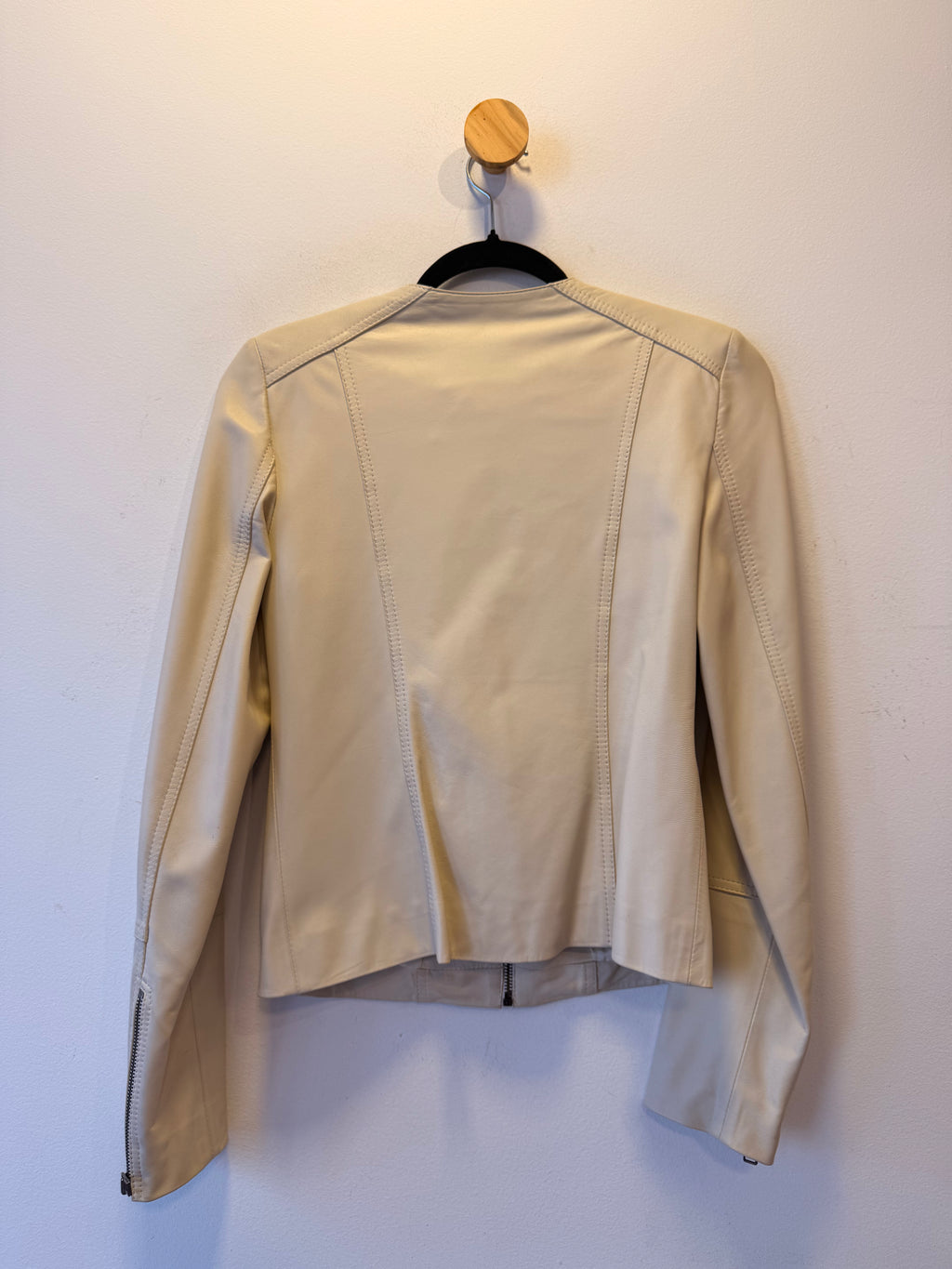 Jaqueta de Couro Off White