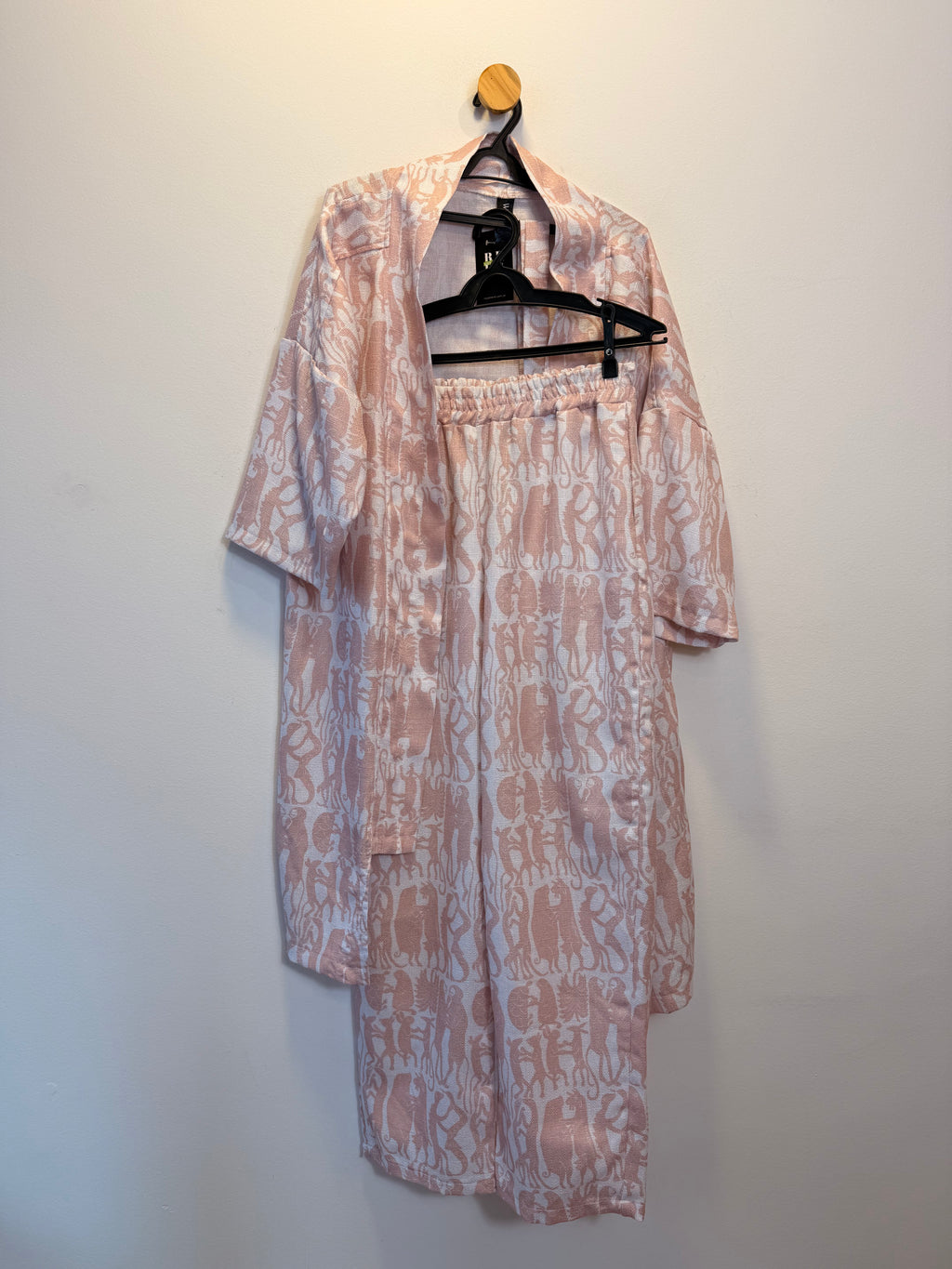 Conjunto Rosa Estampado