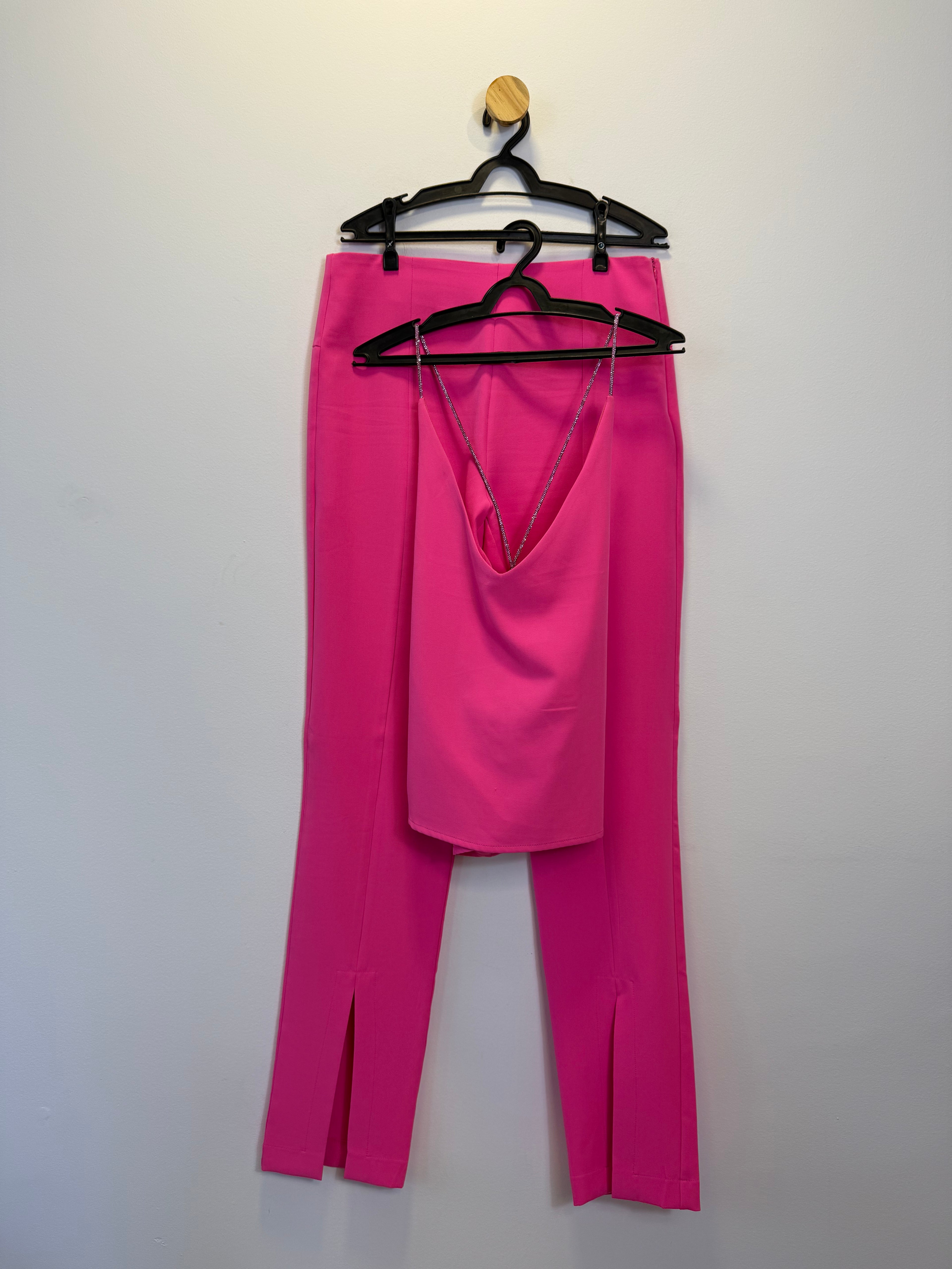 Conjunto Alfaiataria Rosa
