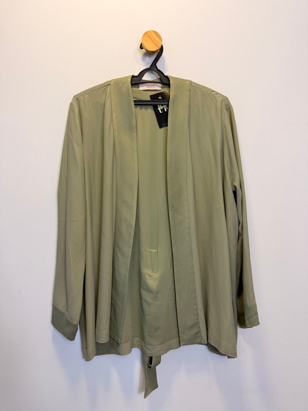 cardigan fluido verde oliva waz