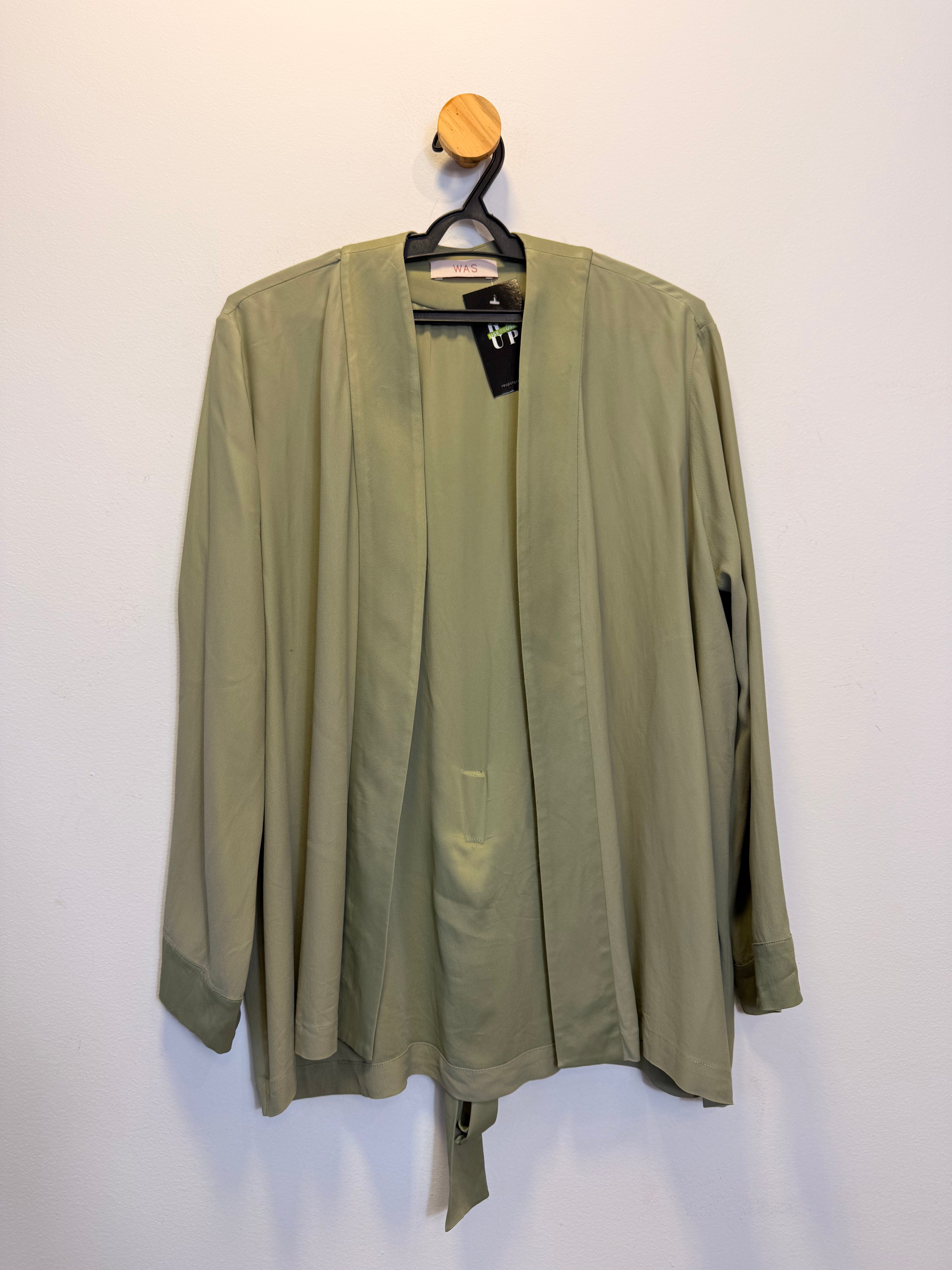 cardigan fluido verde oliva waz