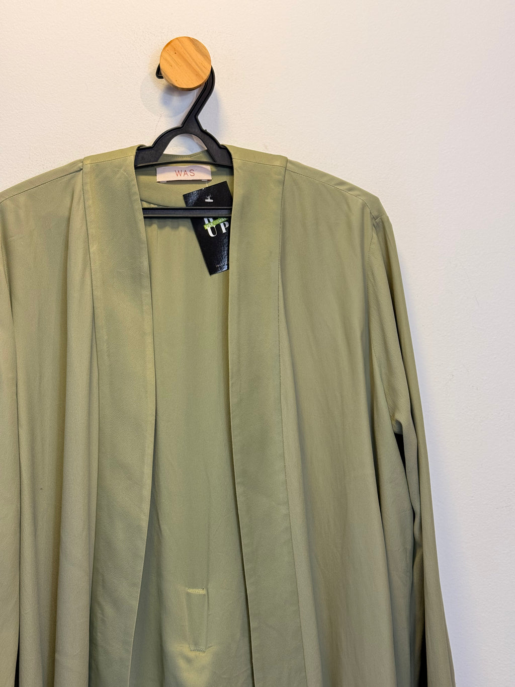 cardigan fluido verde oliva waz