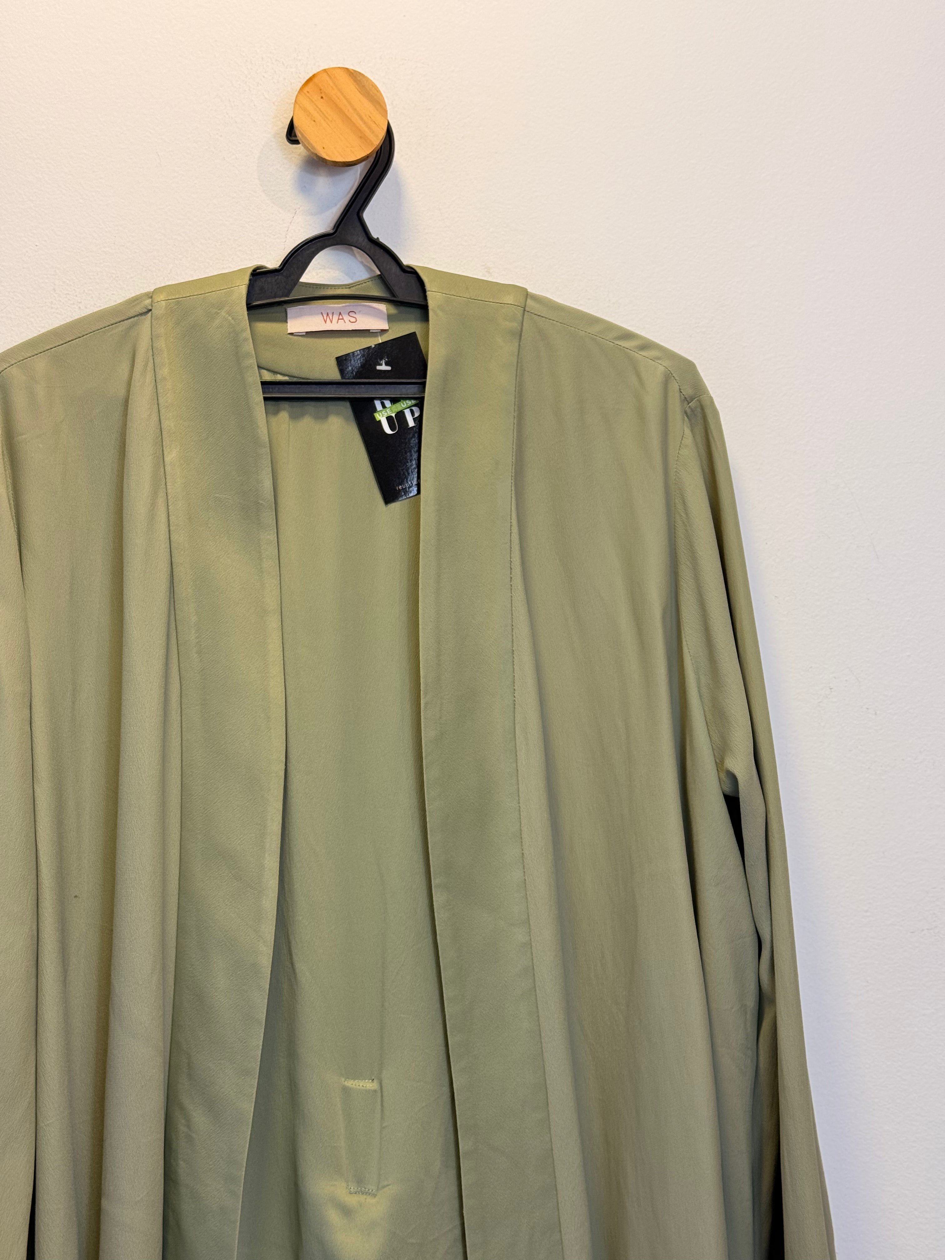 cardigan fluido verde oliva waz