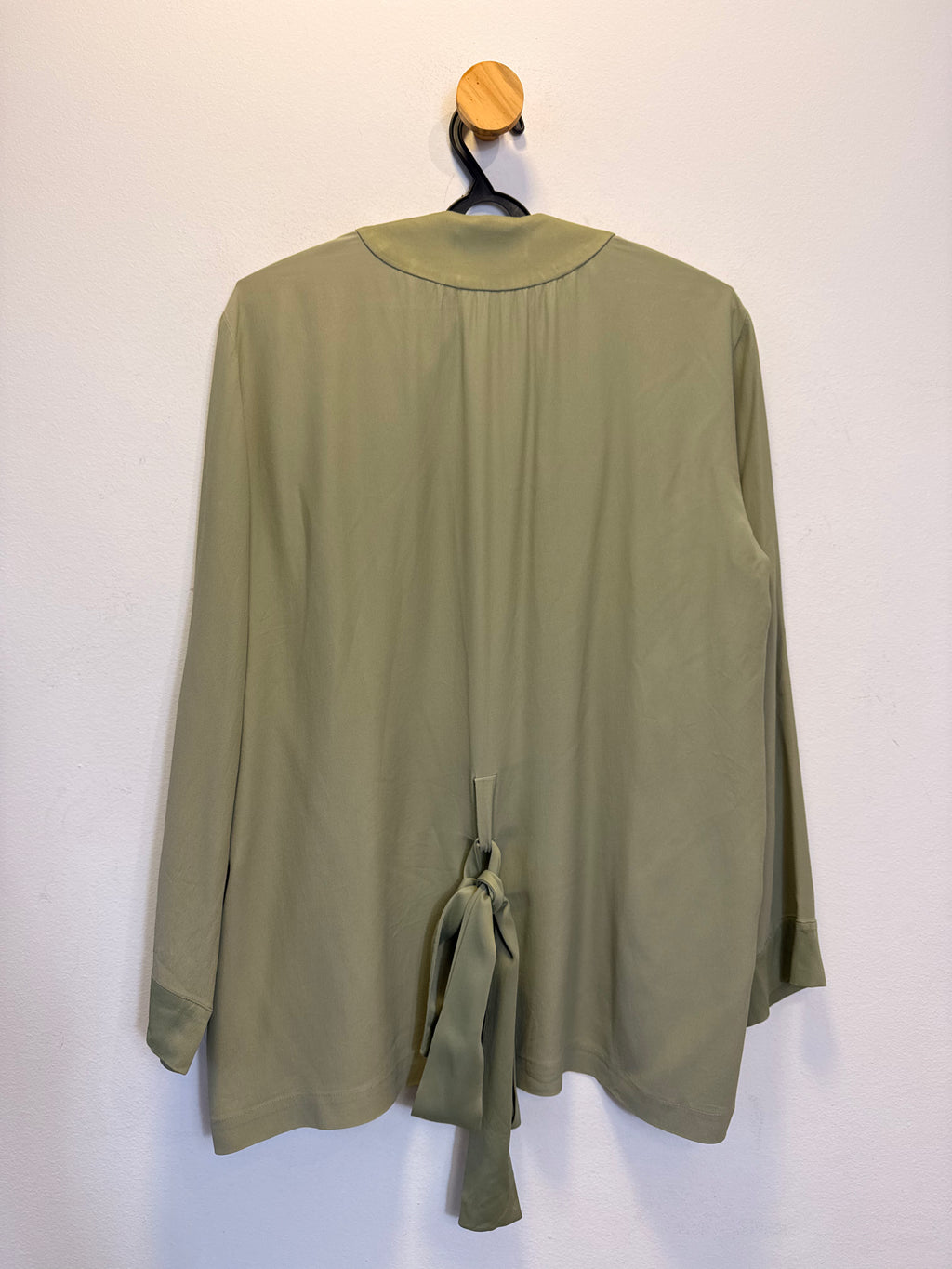 cardigan fluido verde oliva waz