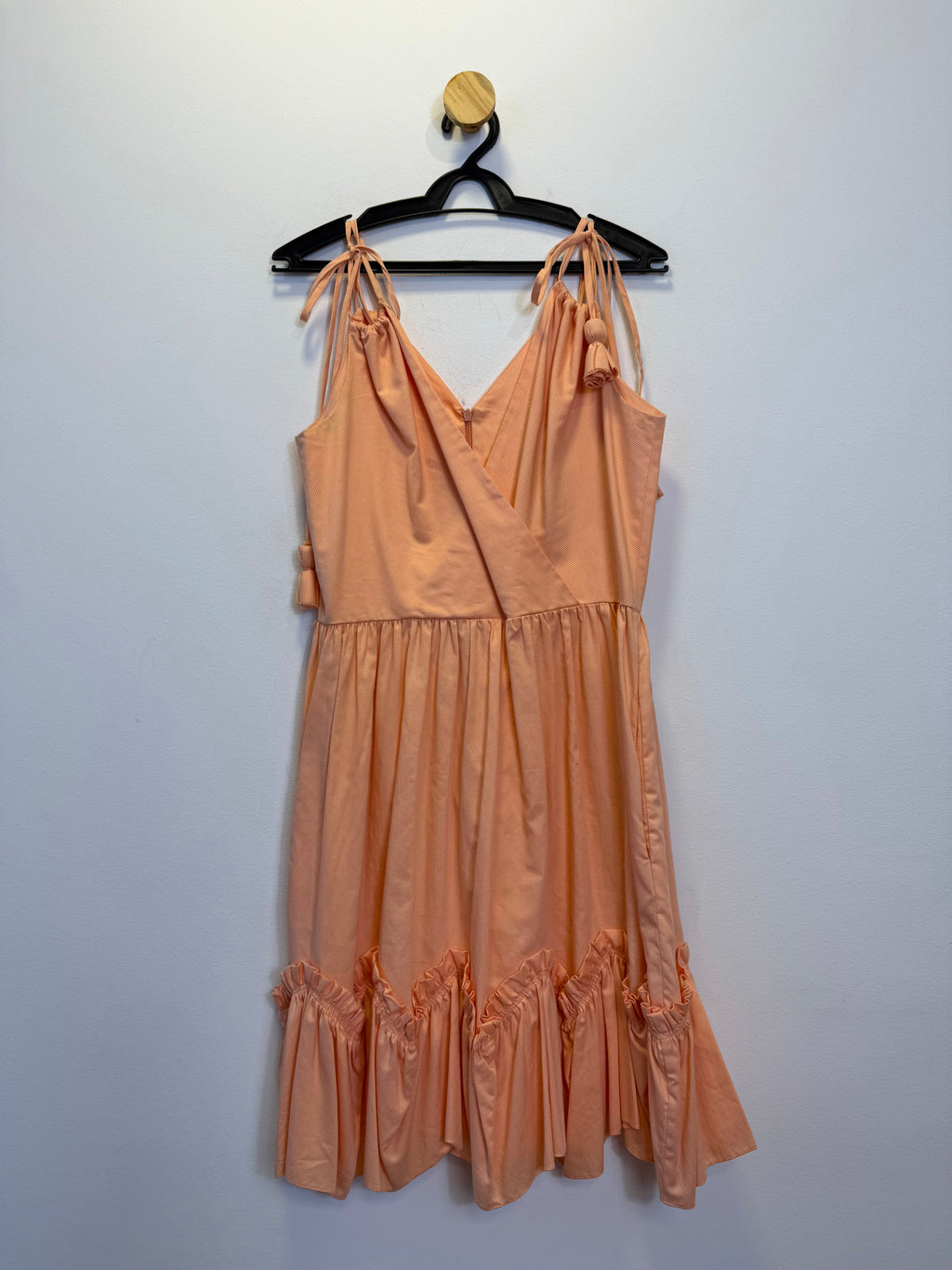 Vestido Coral Babado