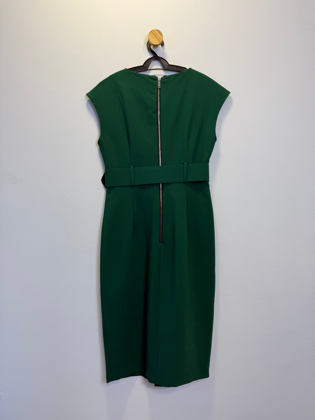 Vestido Tubinho com Cinto Verde