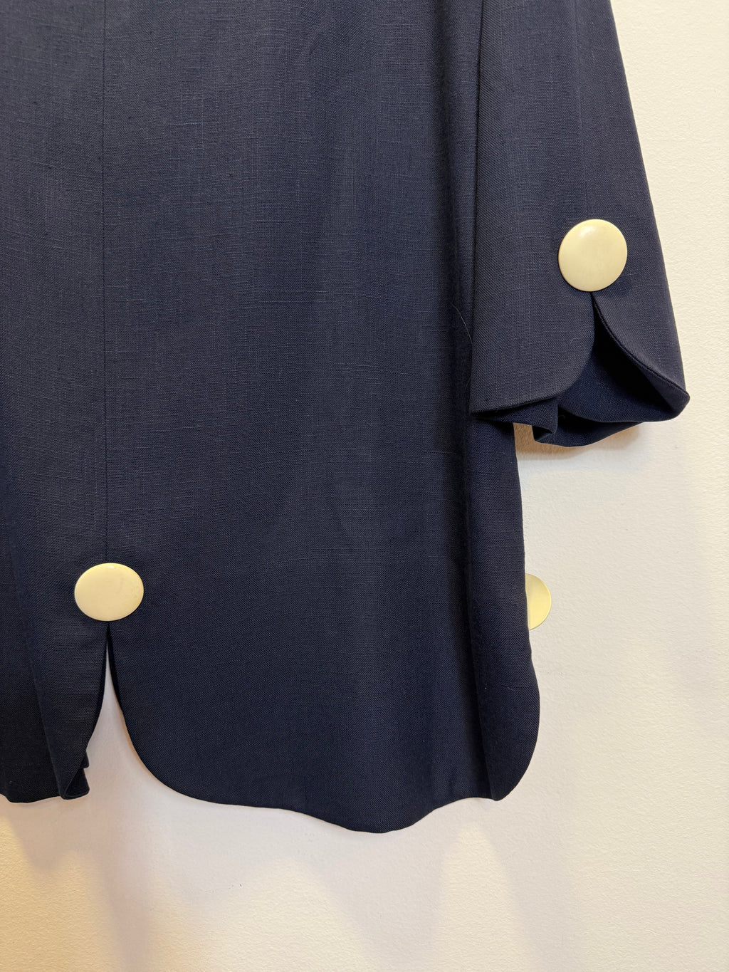 Vestido Linho Azul Petrólio