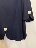 Vestido Linho Azul Petrólio