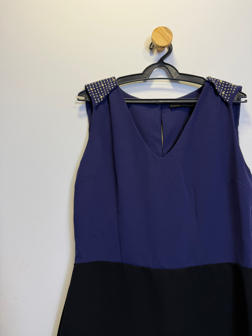 Vestido Azul e Preto
