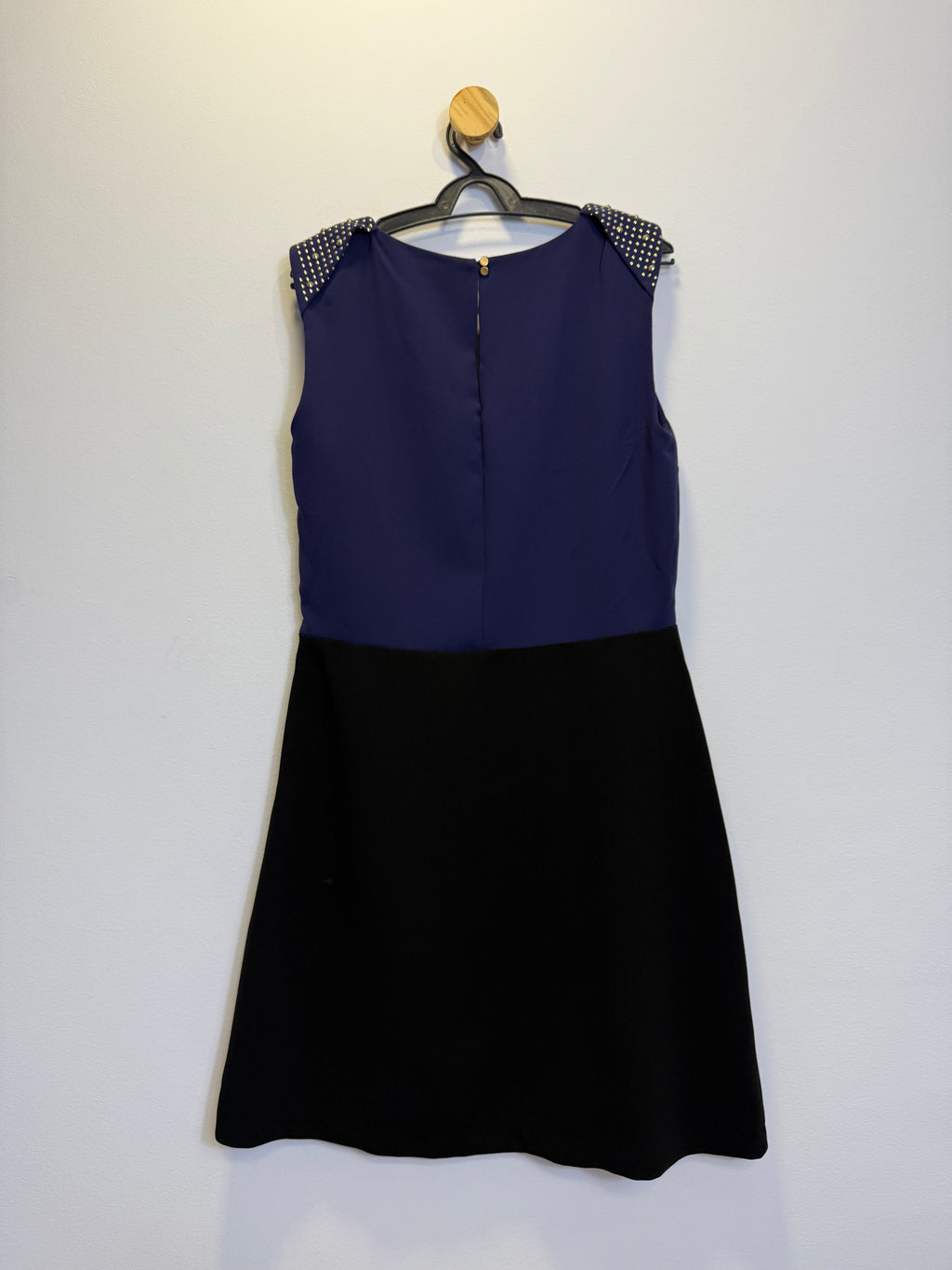 Vestido Azul e Preto