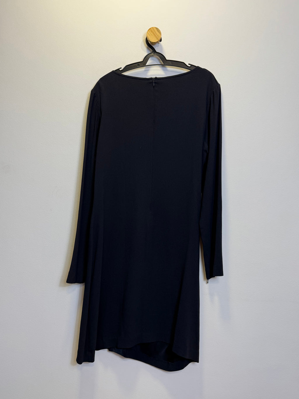 Vestido Preto Drapeado